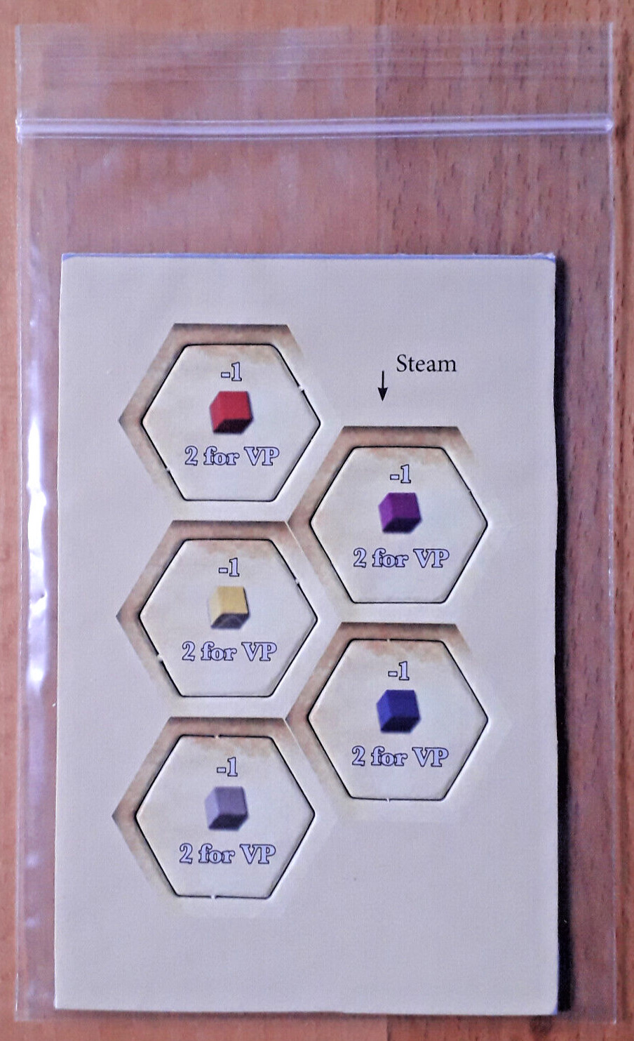 Steam – Expansion Demanding Suppliers – from Mayfair ltd. Promo # 15 – Unpunched
