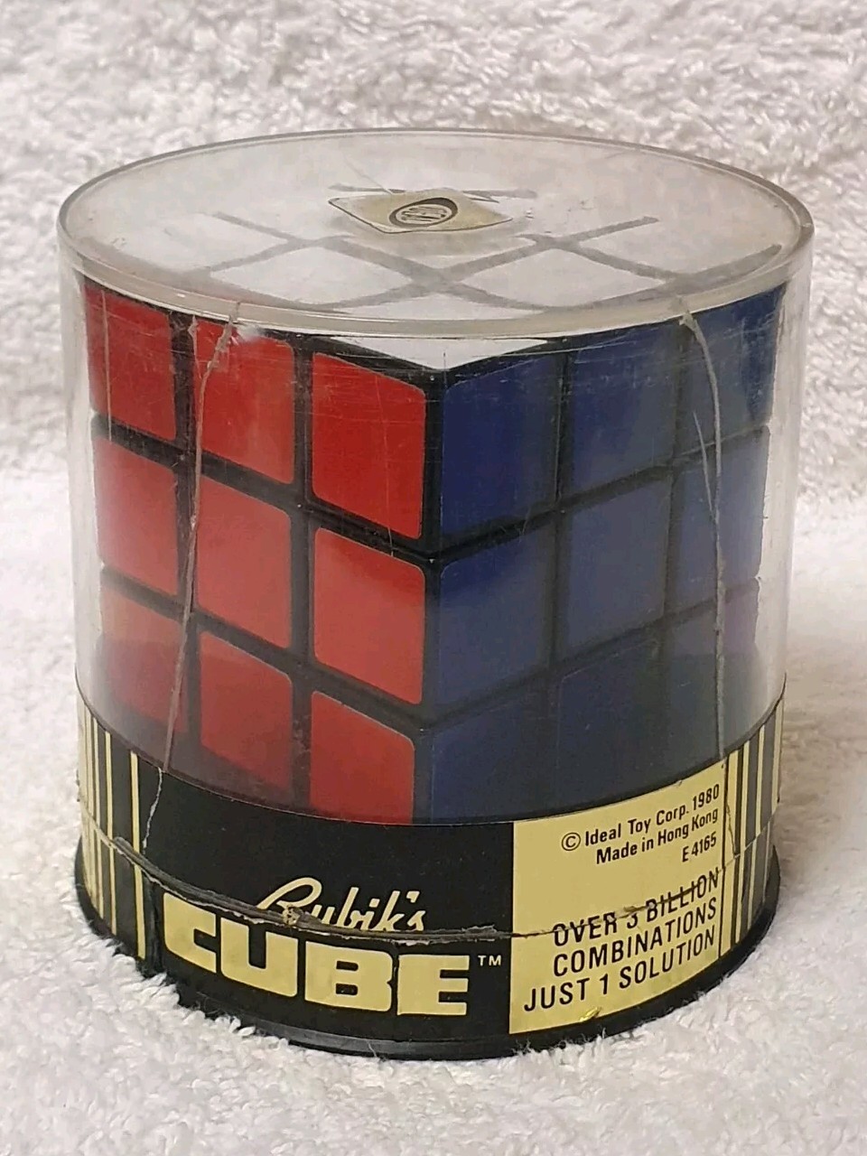 🔶RUBIK’S CUBE 1980 ORIGINAL IDEAL TOY CORP W/ BOX INSTRUCTION VINTAGE PACKAGING