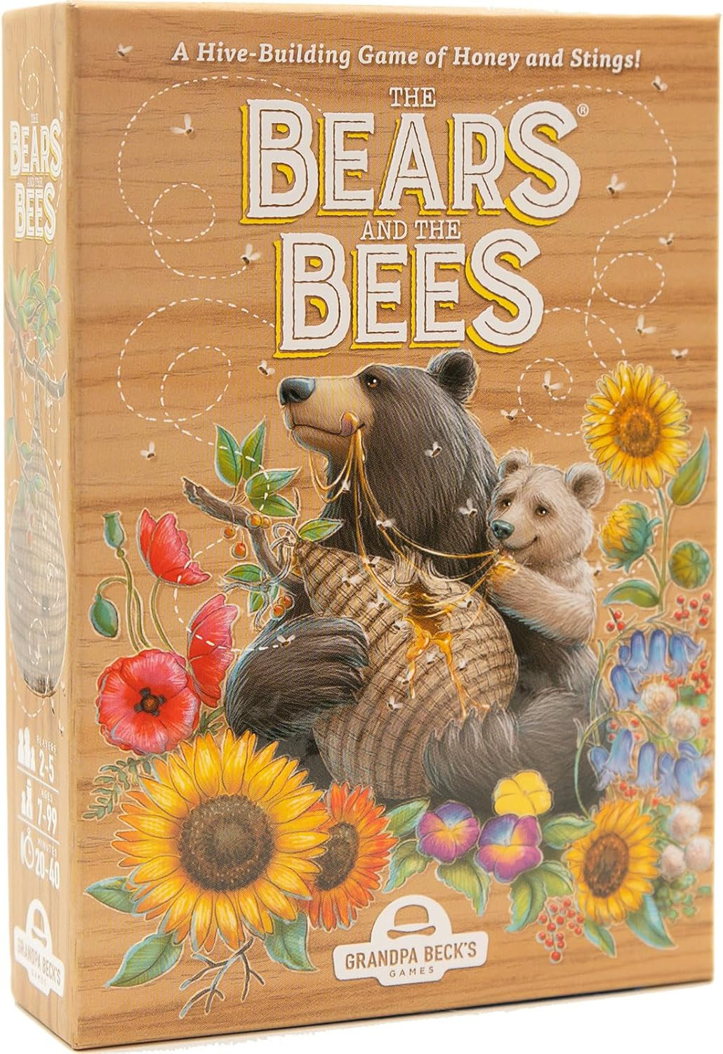 Grandpa Beck’s Games The Bears and The Bees | Strategic Tile Laying Card Game fo