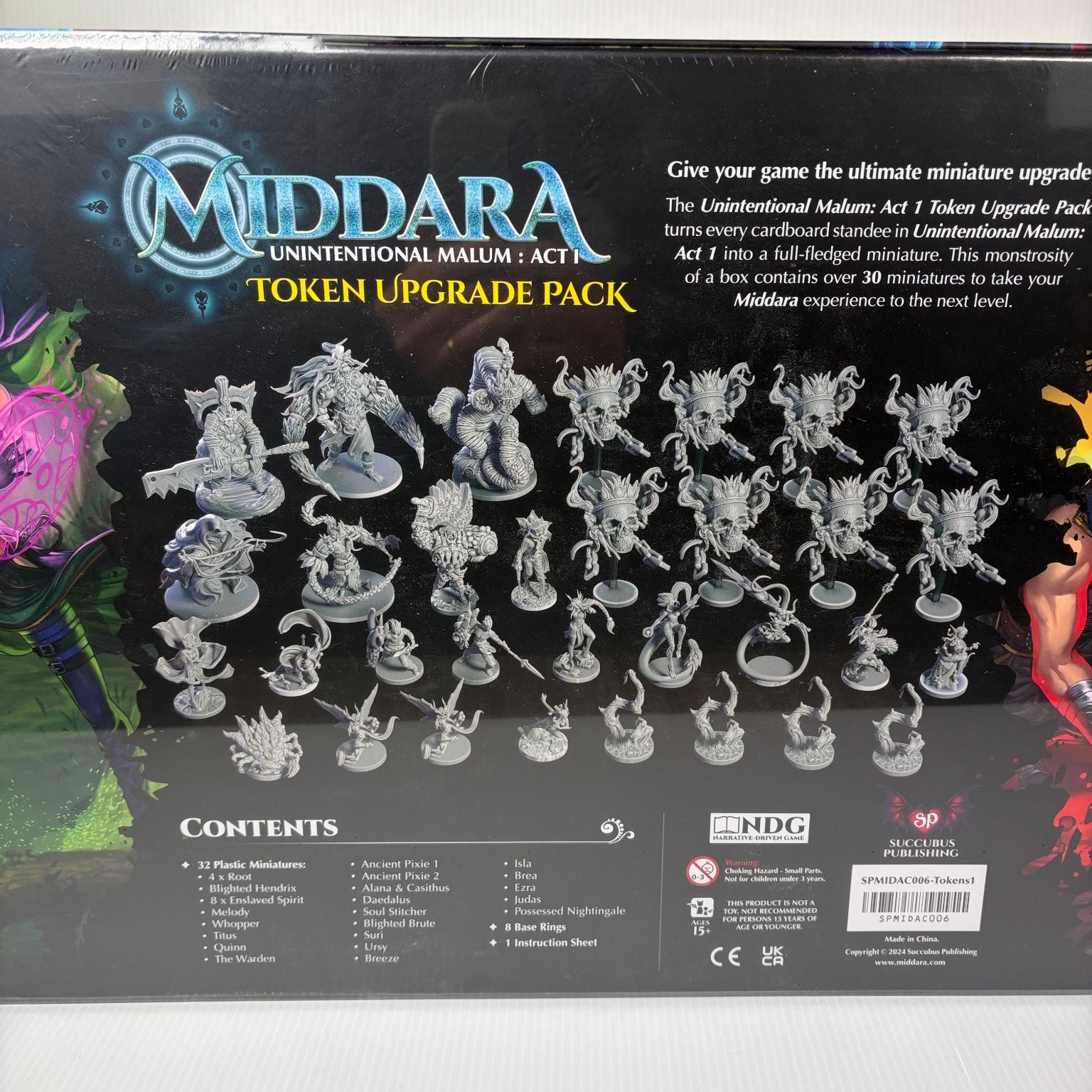 Middara Unintentional Malum Act 1 Token Upgrade Pack Succubus Publishing 2018