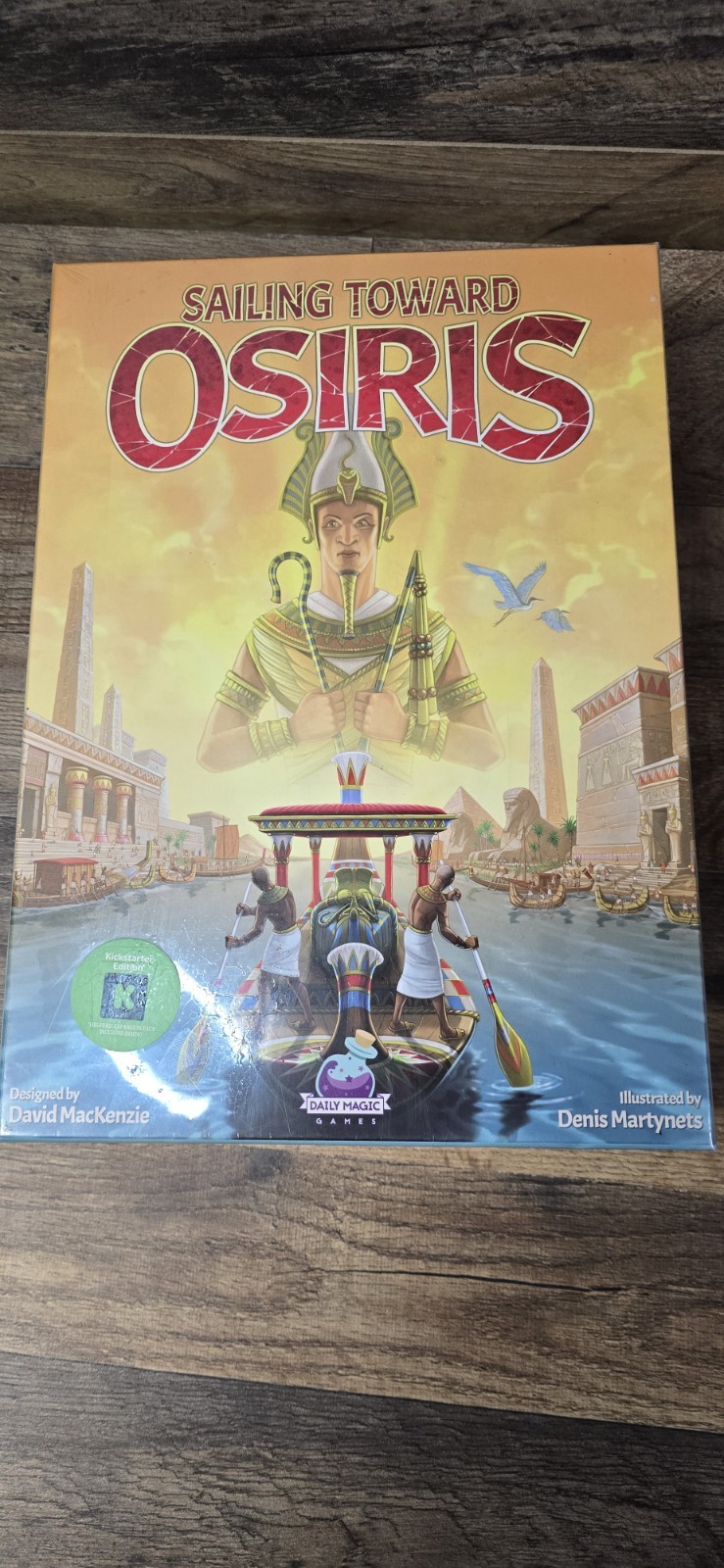 Sailing Towards Osiris Board Game Daily Magic Games New & Sealed Kickstarter Ed