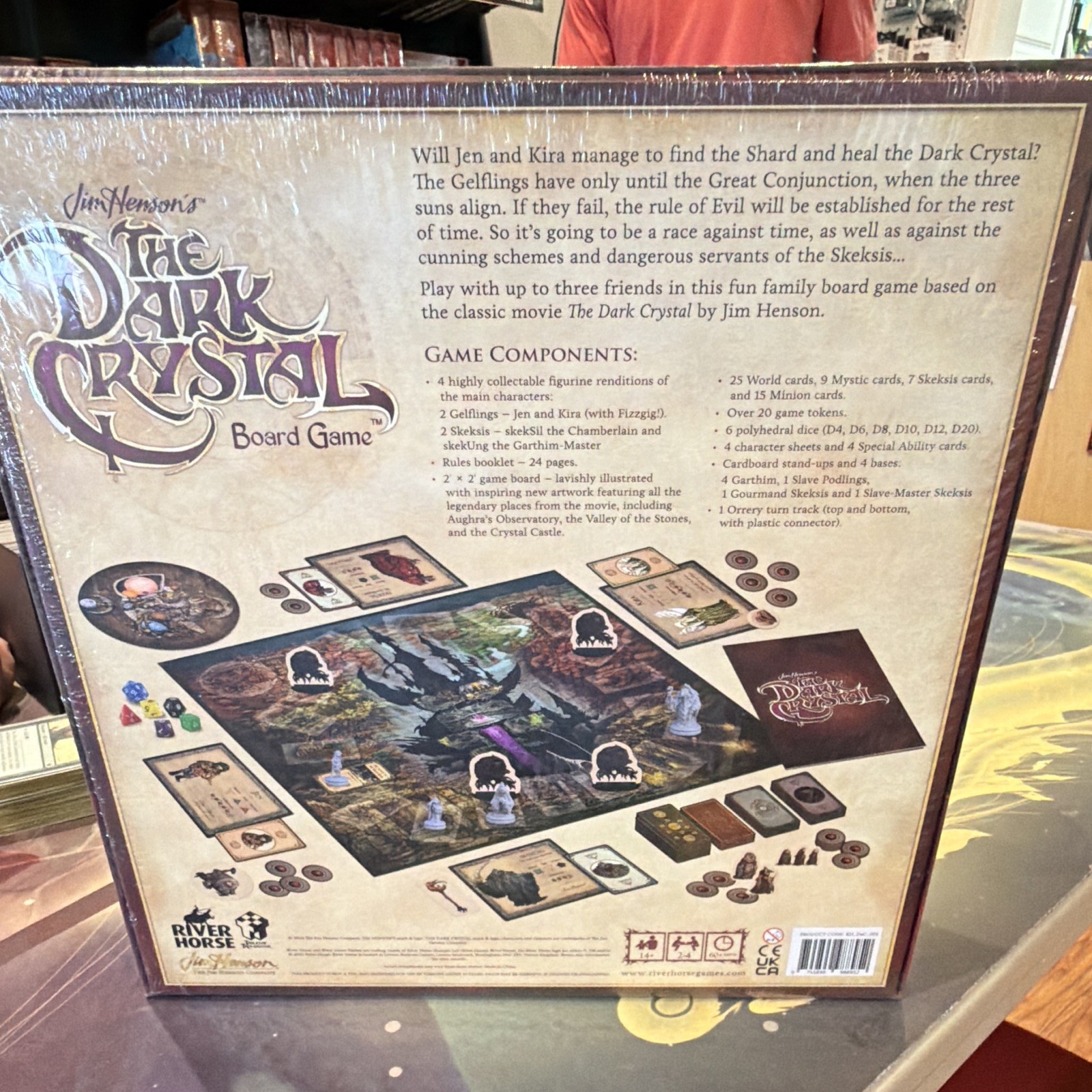 River Horse The Dark Crystal Board Game Complete, 2+ Players, Ages 10+