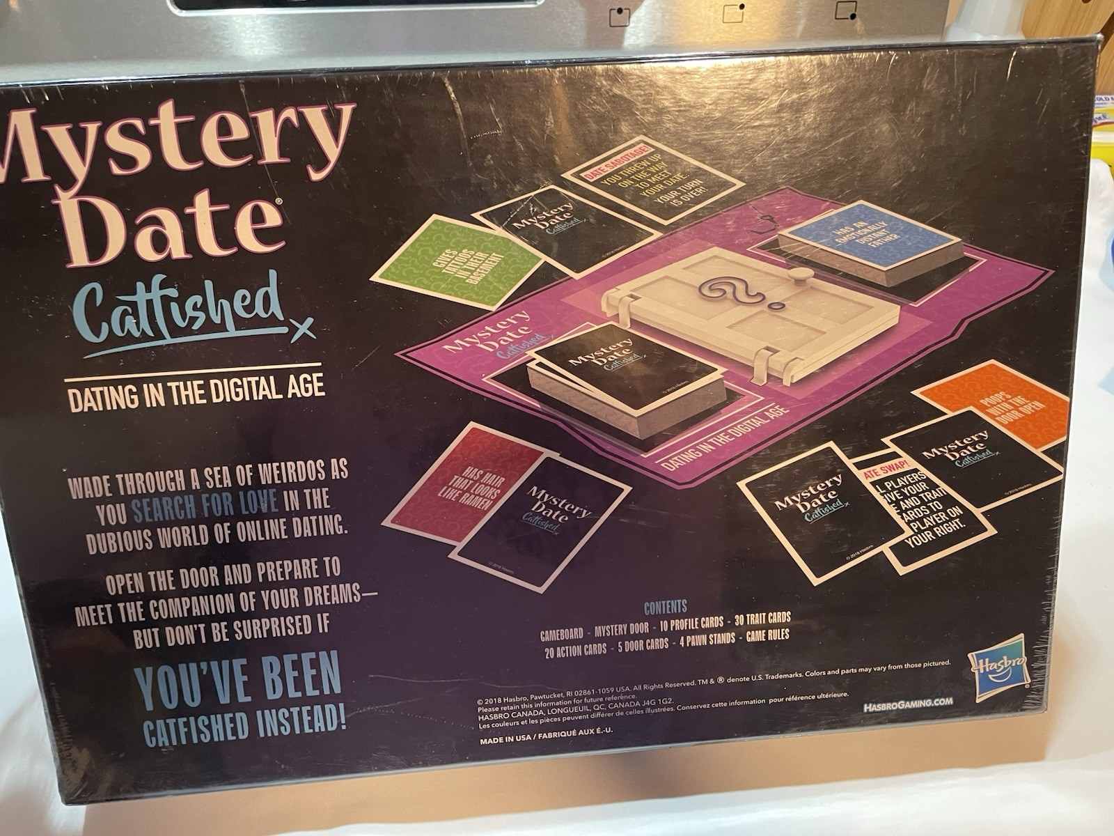 Hasbro Classic Mystery Date Catfished Dating Adults Parody Board Game NEW Sealed