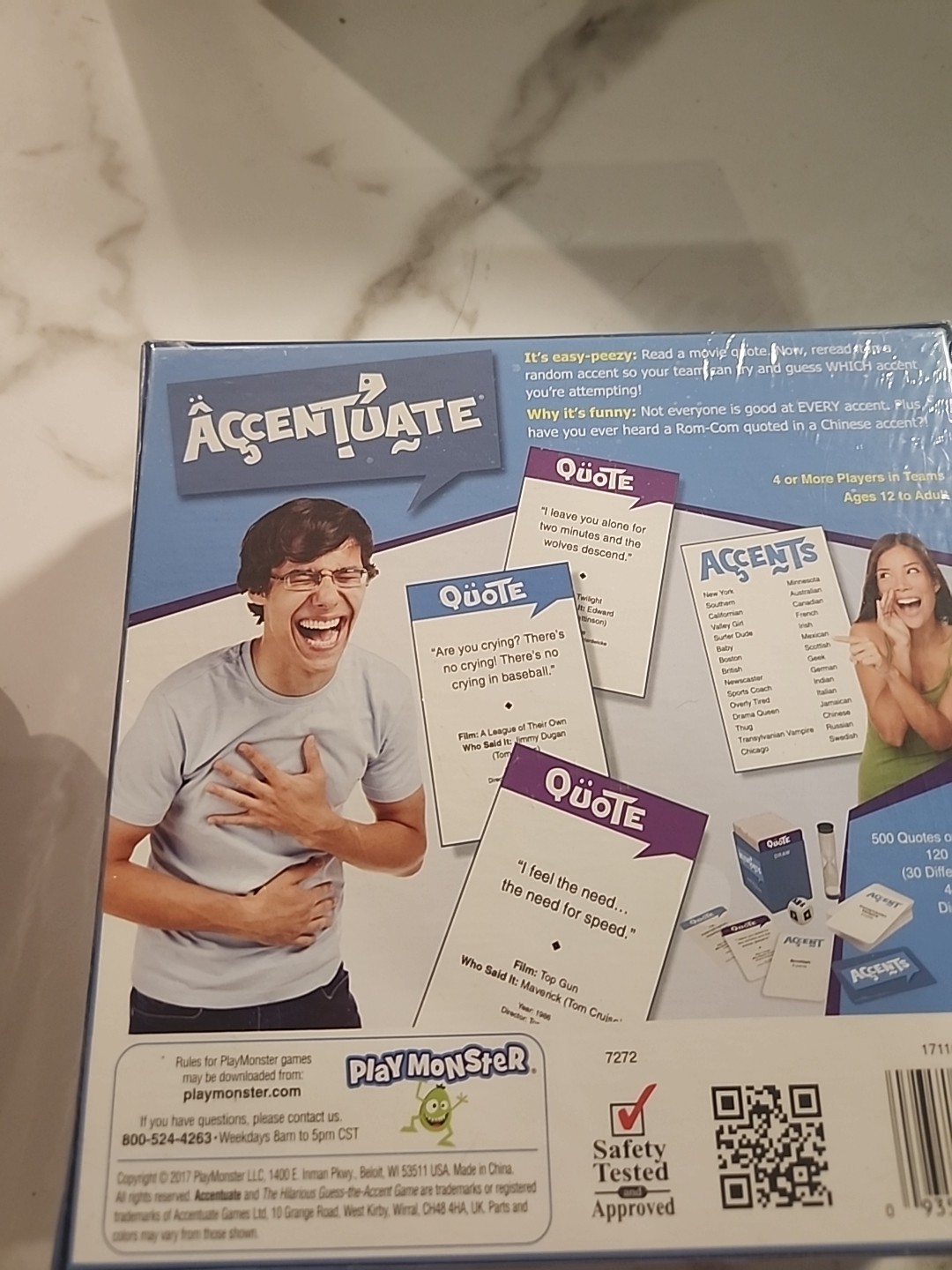Accentuate, Guess-the-Accent Game Play Monster