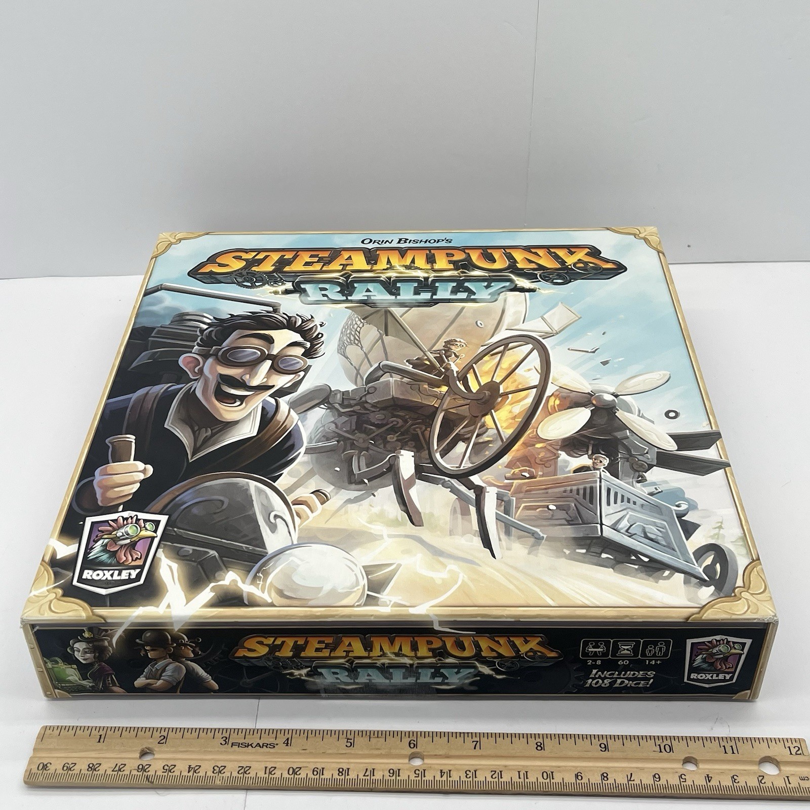 Steampunk Rally Board Game – Roxley – 100% Complete First Run