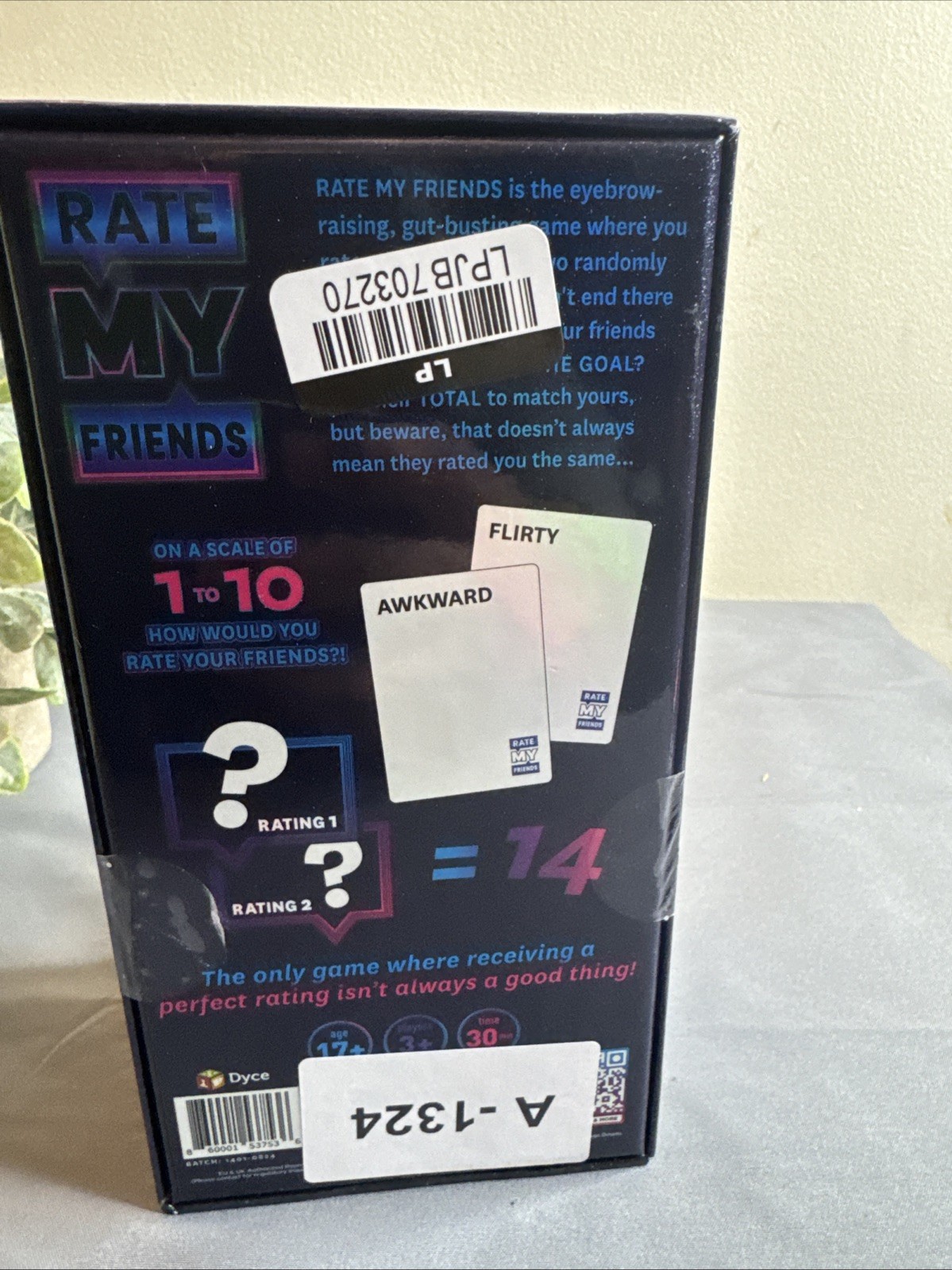 RATE MY FRIENDS – Party Game !!!!! Same Day Shipping