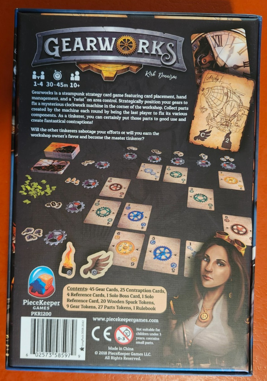 PieceKeeper Games: Gearworks Board Game