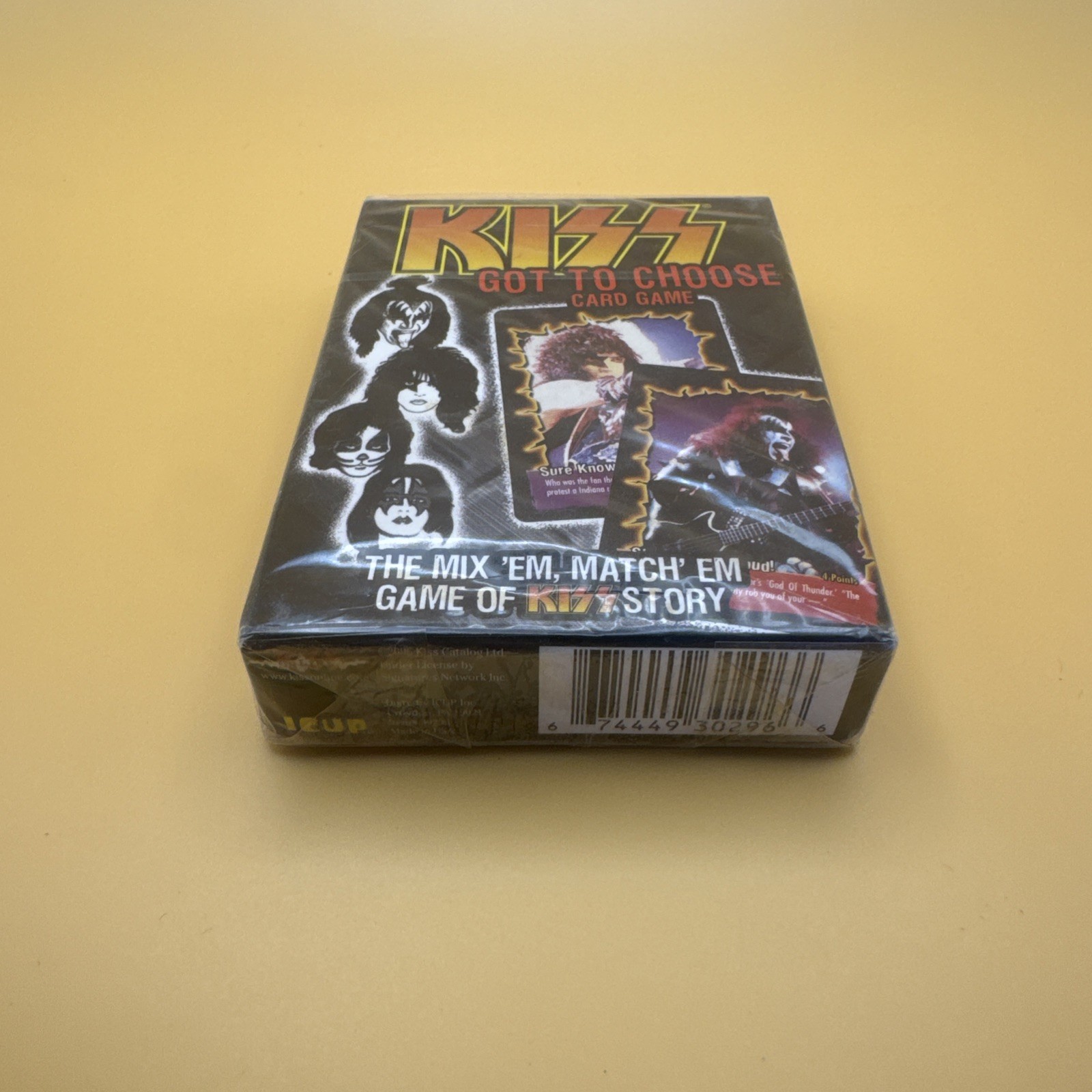 KISS Got To Choose Mix ’Em Match ’Em Card Game 2006 Sealed Rare Collectible