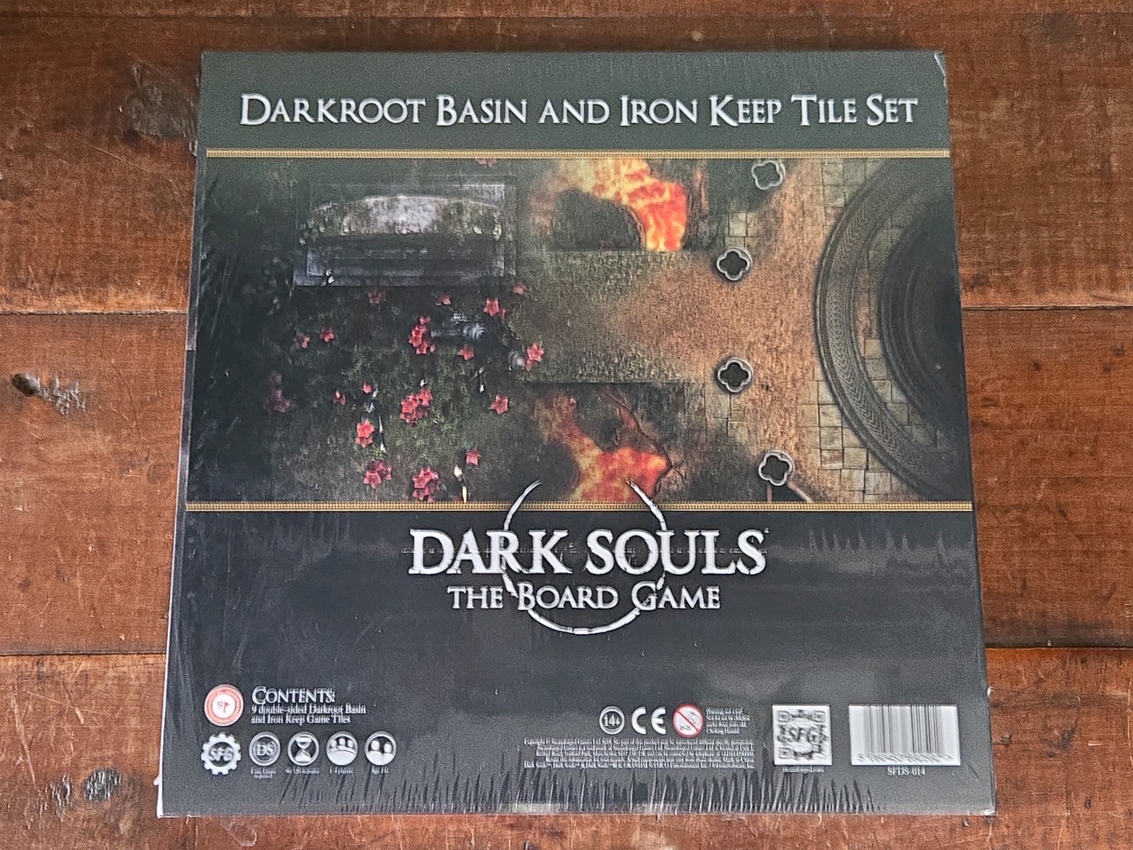 Dark Souls The Board Game – Darkroot Basin and Iron Keep Tile Set – New