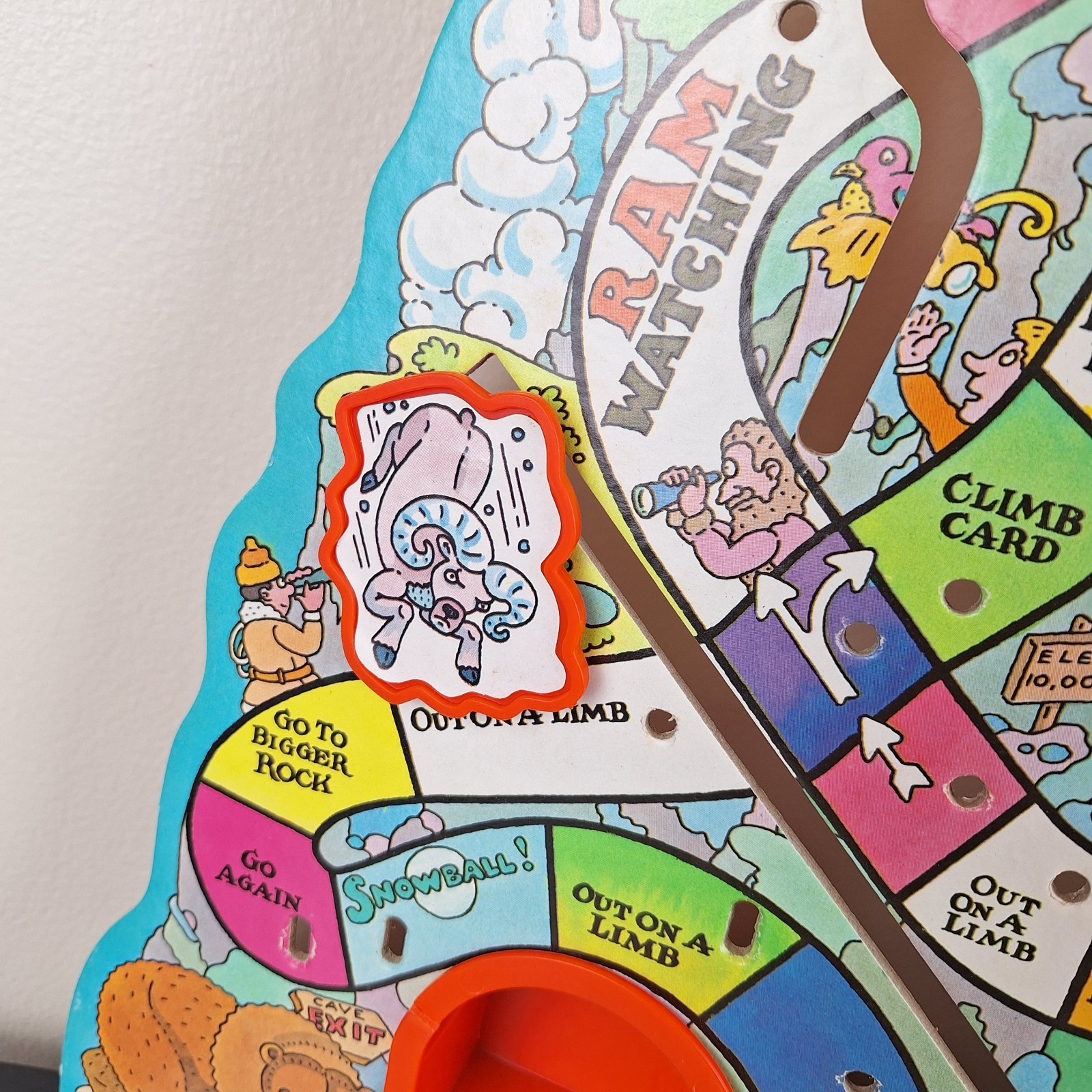 Milton Bradley Oh What a Mountain 3D Board Game Adventure VTG 100% COMPLETE-READ