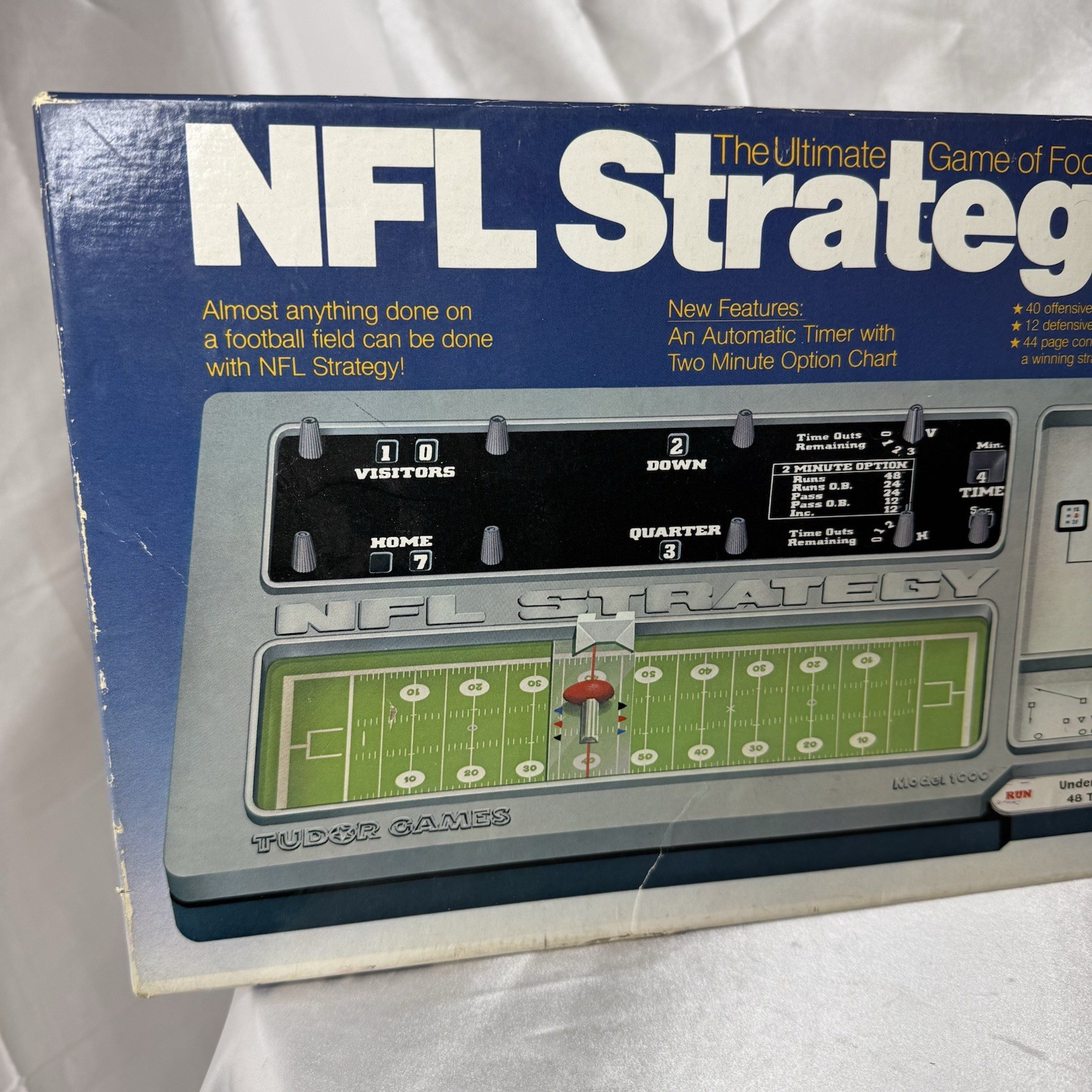 Vintage NFL Strategy Football by Tudor Games 1979/80 with original box PREOWNED