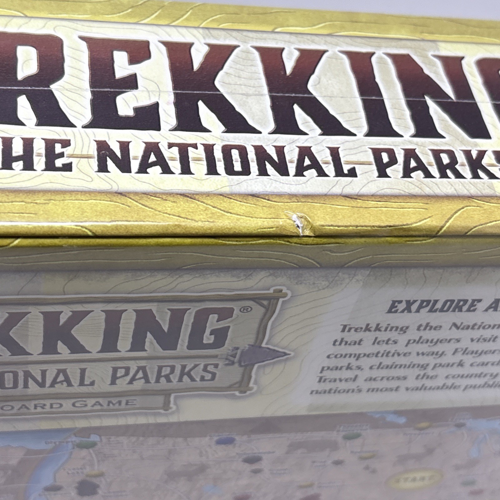 Trekking the National Parks Board Game 2nd Edition Under Dog Games New Sealed