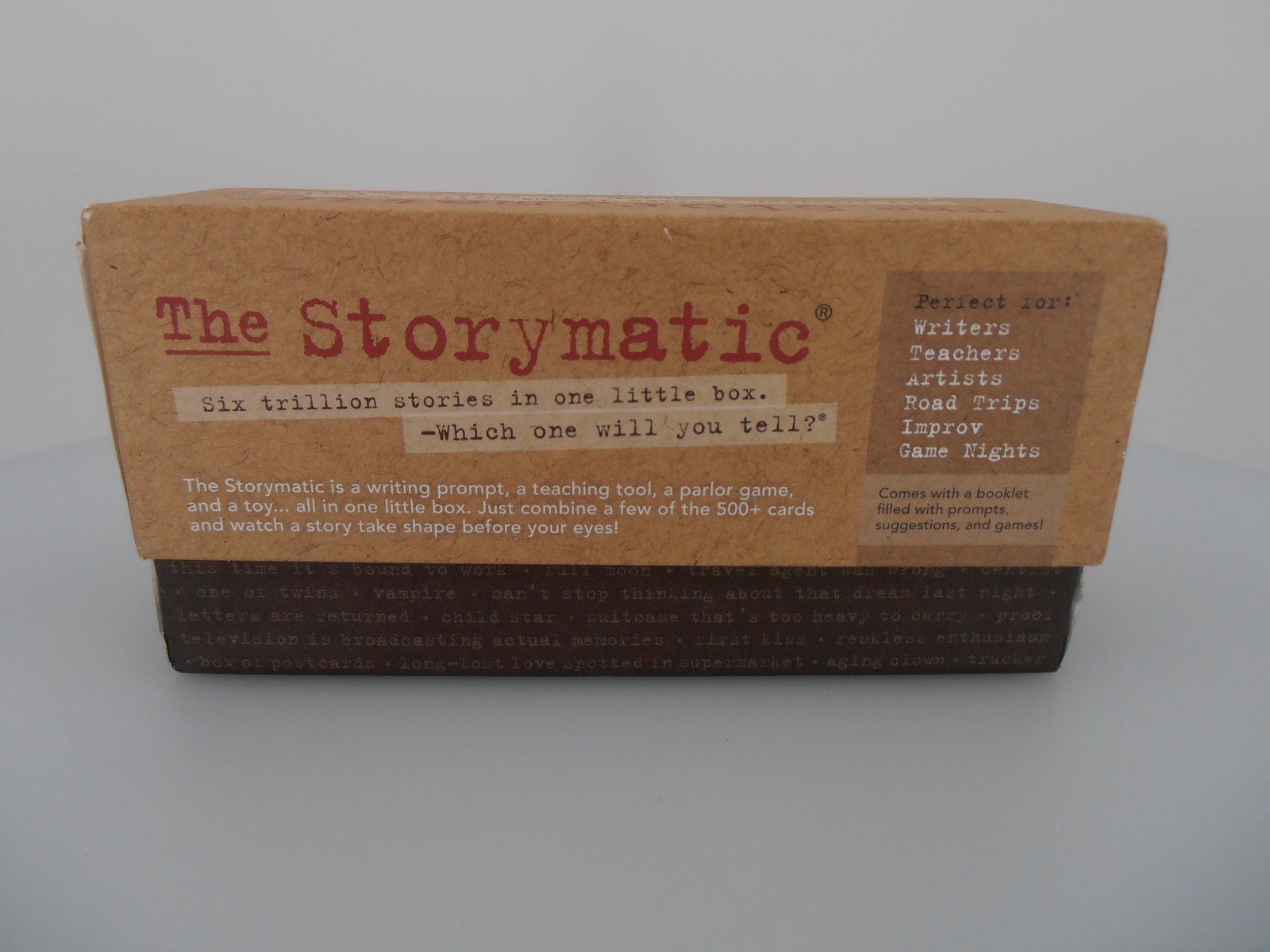 The Storymatic 2004 6 Trillion Stories Writing Prompt Teaching Tool 500+ Cards