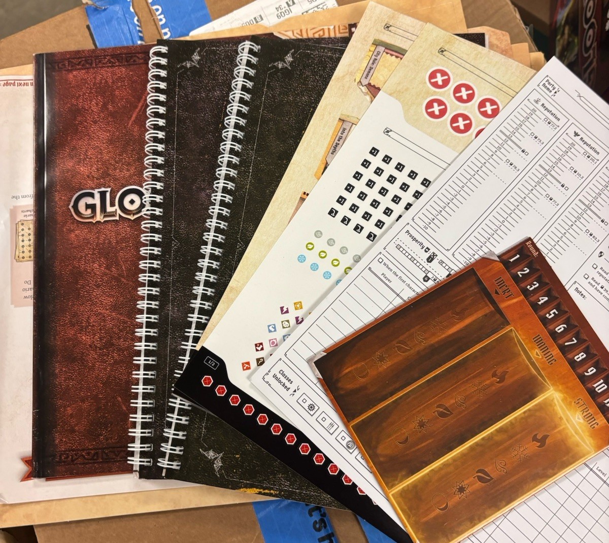 Gloomhaven 2nd Edition Punched And Played But Complete