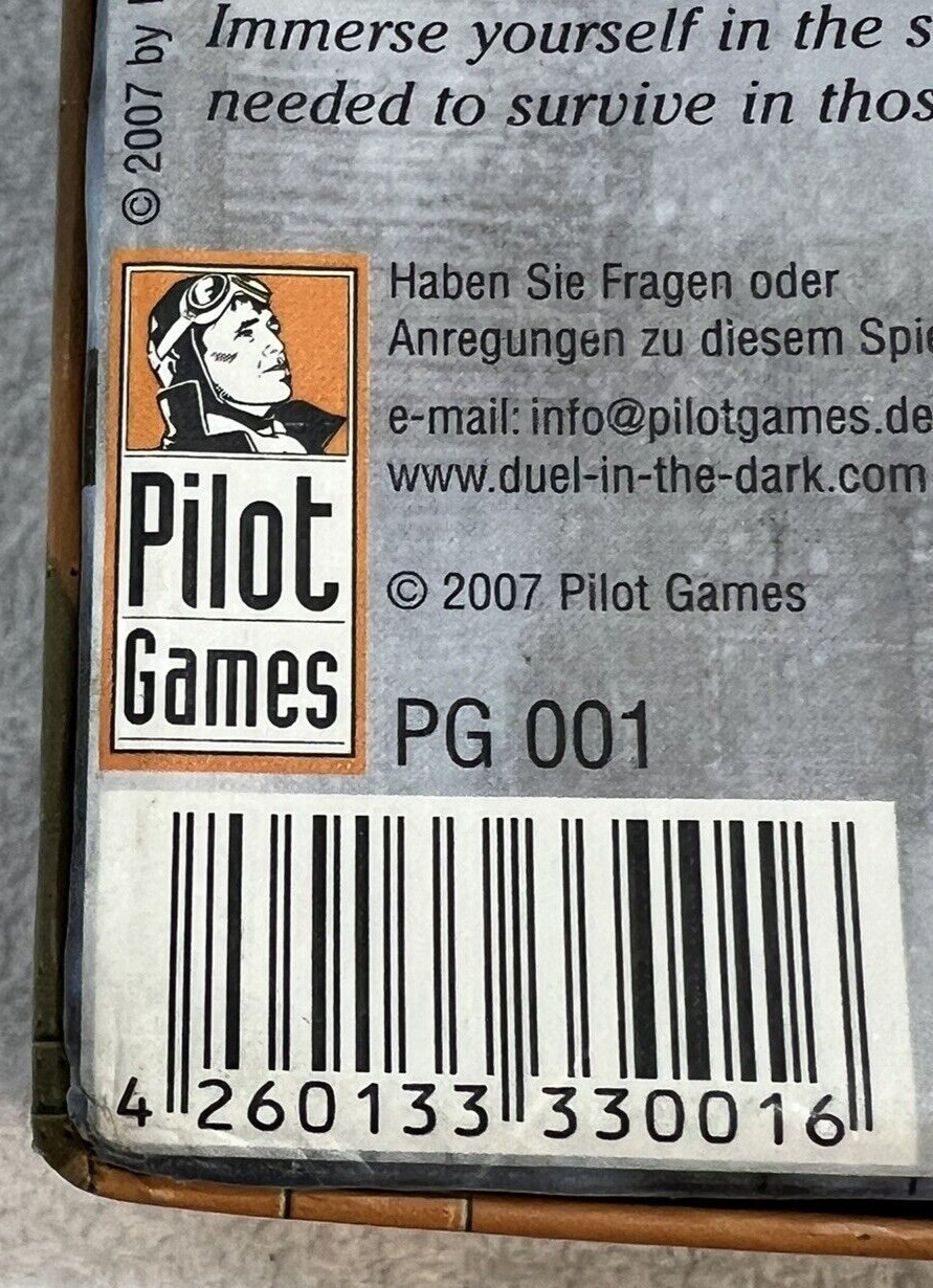 Duel in the Dark by Z-Man Games COMPLETE English German War Game Complete