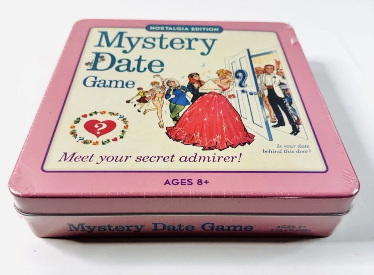 HASBRO Mystery Date Board Game Nostalgic Edition Damaged Tin NWD $40