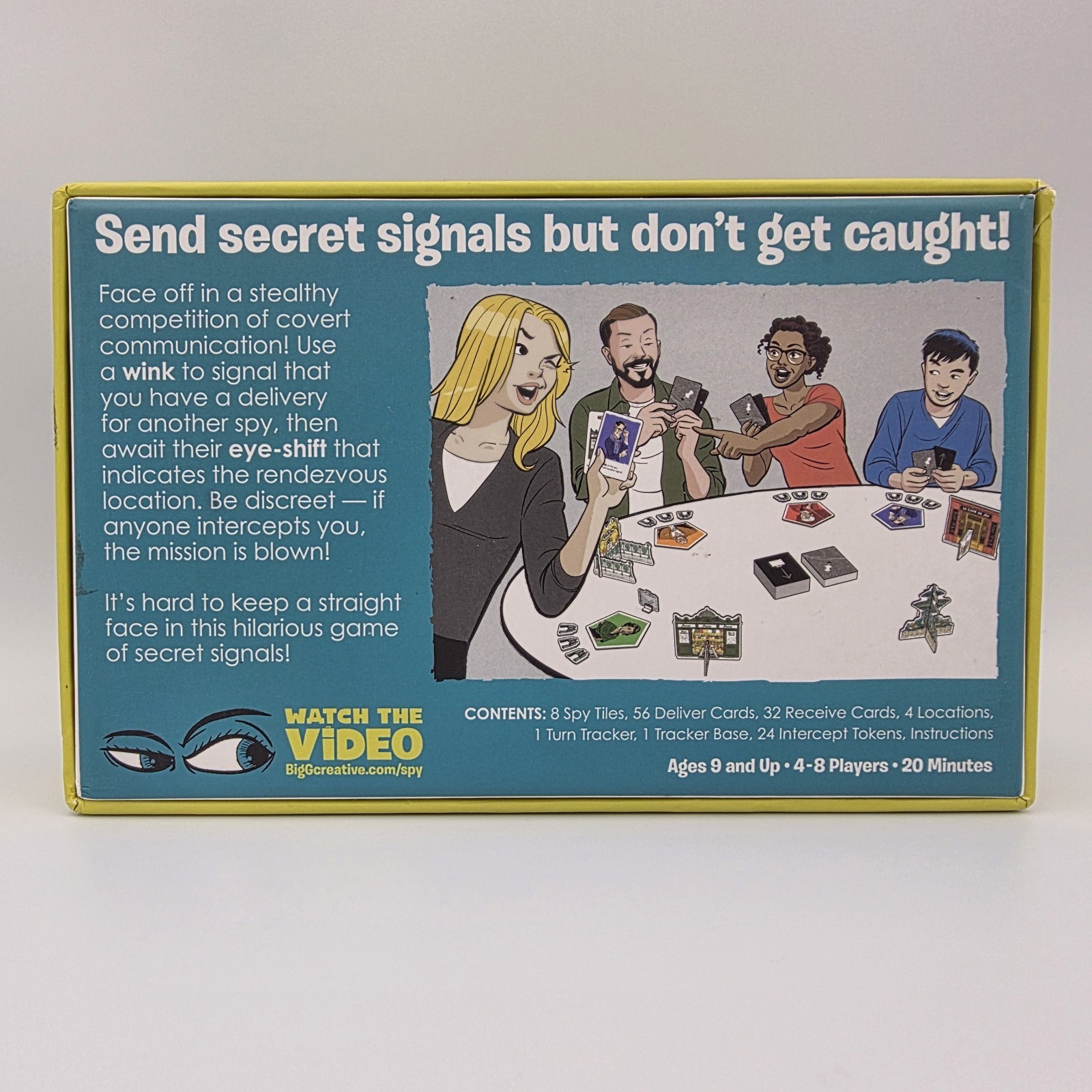 Shifty Eyed Spies A Sneaky Game Of Sending Signals 100% Complete Card Board Game