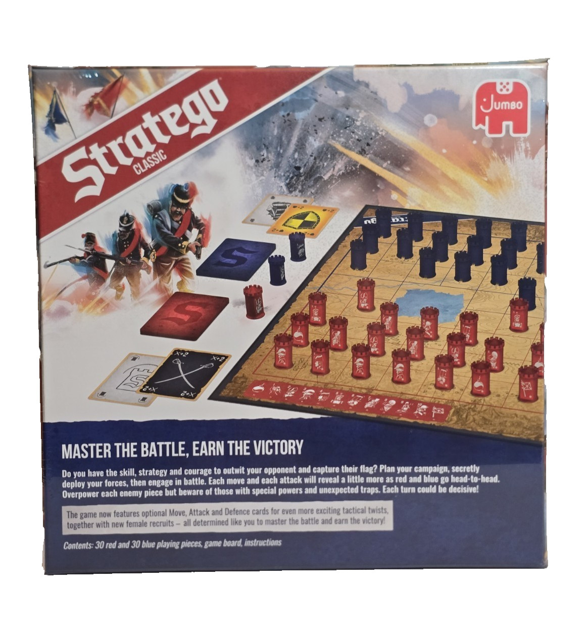New & Sealed Stratego Classic War Strategy Board Game With Battle Cards