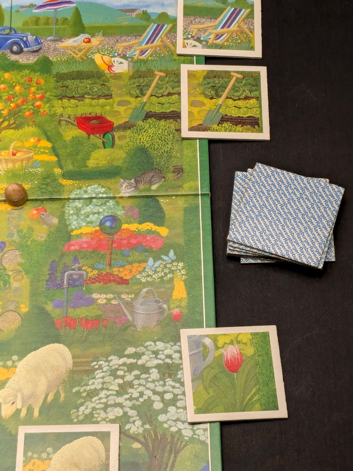 Vintage Ravensburger Mystery Garden Board Game~ 1992~ COMPLETE~ Memory Game
