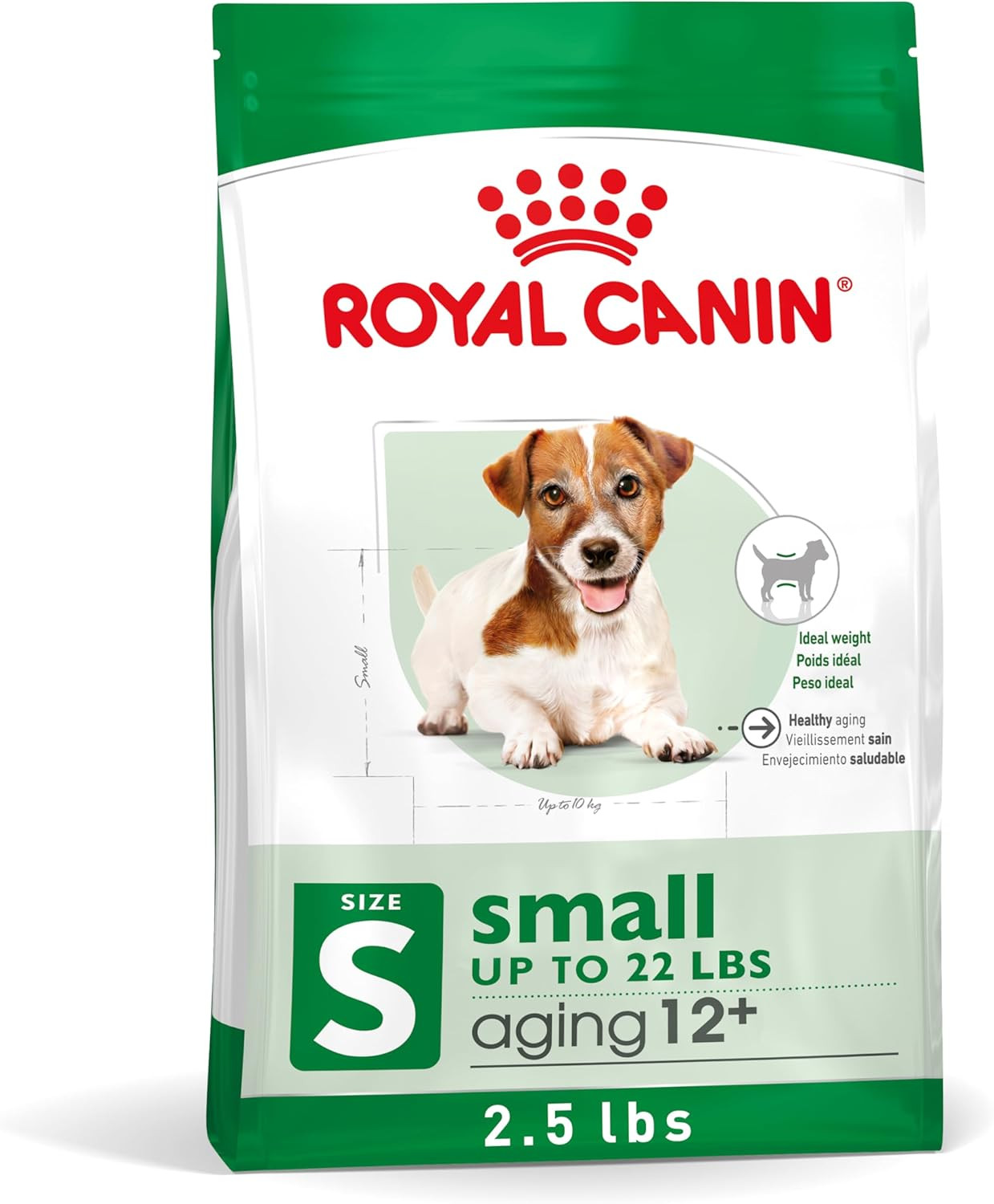 Royal Canin Size Health Nutrition Small Aging 12+ Senior Dry Dog Food, 2.5 Lb Ba