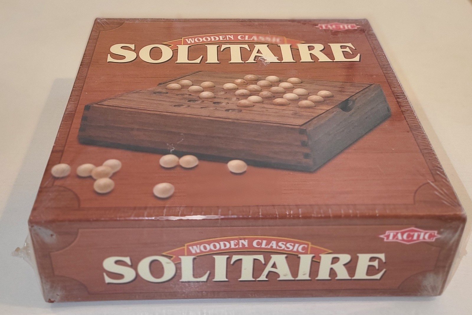 Solitaire Wooden Classic Game by Tactic New In Box