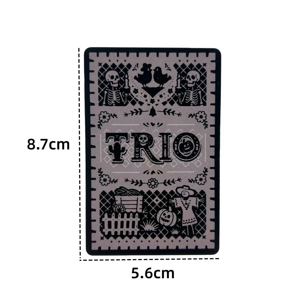 Strategic Card Board Game TRIO Card Fun For Family &friend Parties 3-6 Players B