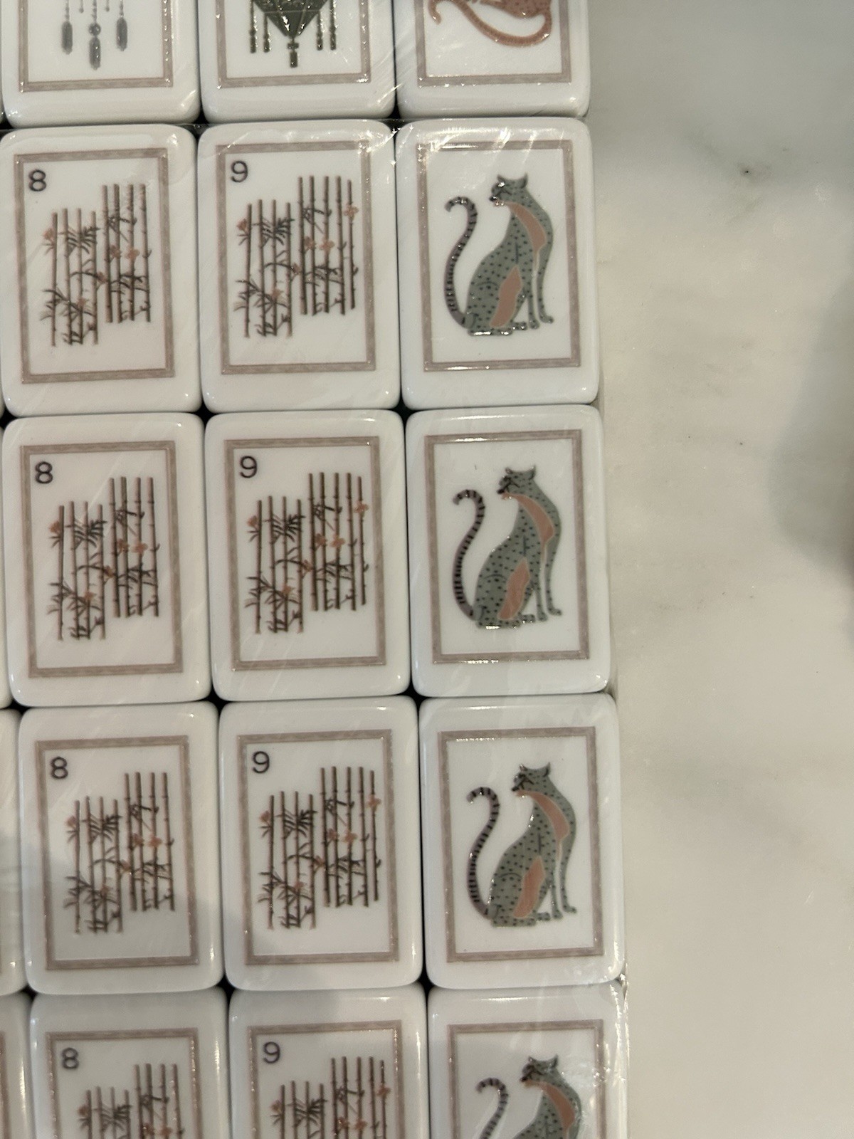 Mahjong Tiles Tortoise White Lotus Zen