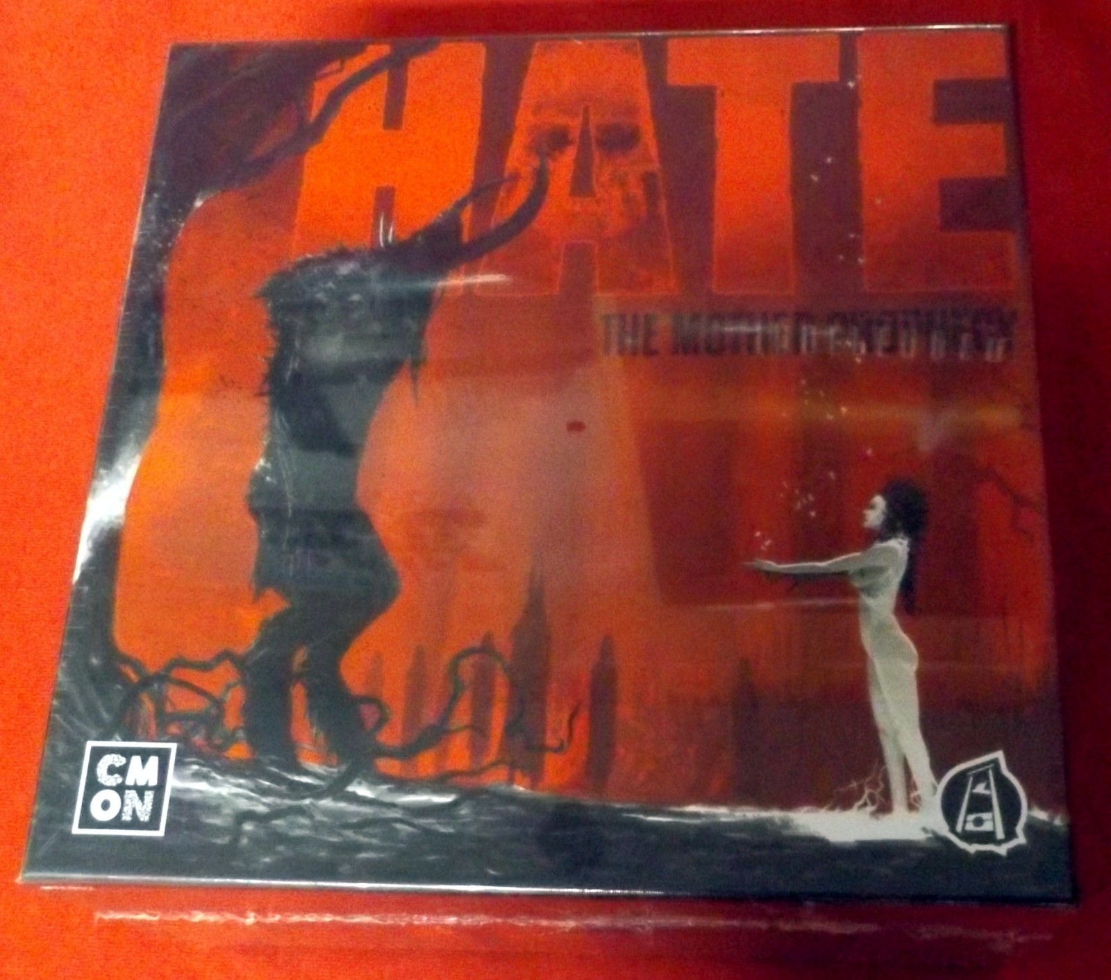 hate board game cmon w/add ons new condition