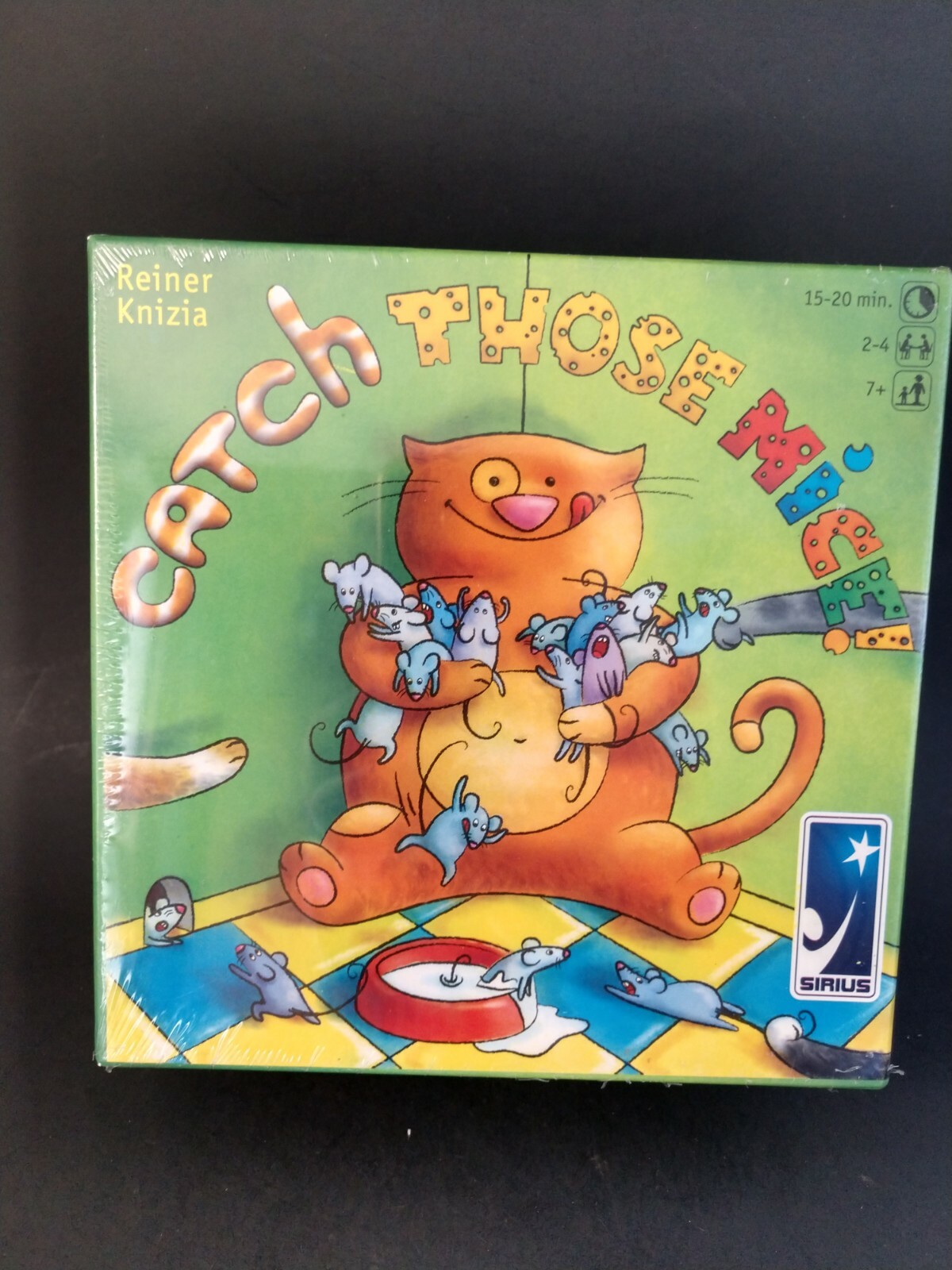 CATCH THOSE MICE Childrens Game Sirius 1st Ed. Knizia Cat Mouse 2010 7+ Zvezda