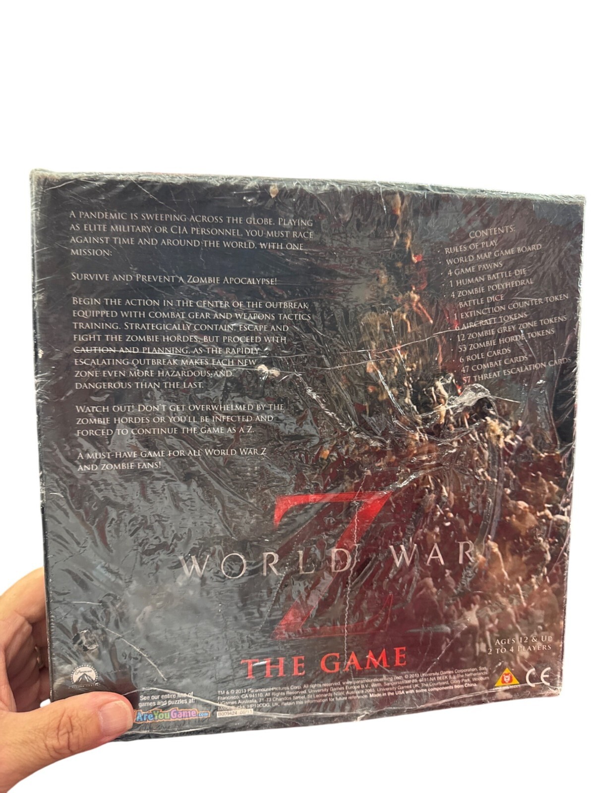 World War Z Save the world strategizing Game Board for play or collection SKU 86