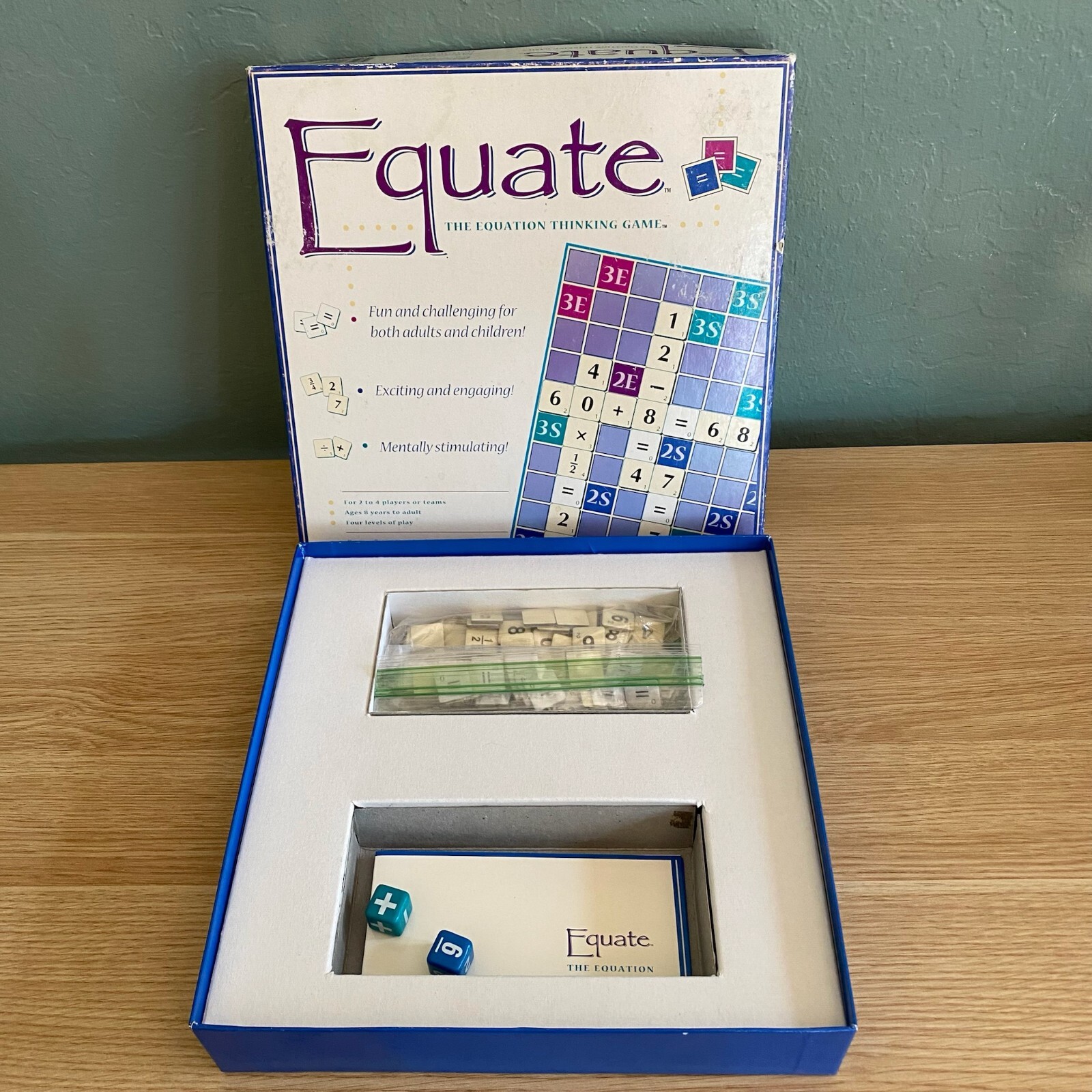 Equate The Equation Thinking Board Game Math Skills Homeschool Classroom