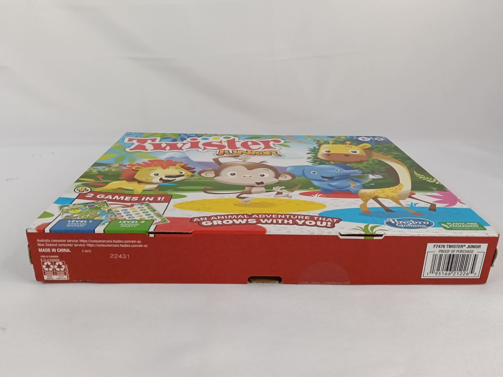 Hasbro Twister Junior Game Jungle Animal Adventure for Kids & Toddlers / NEW