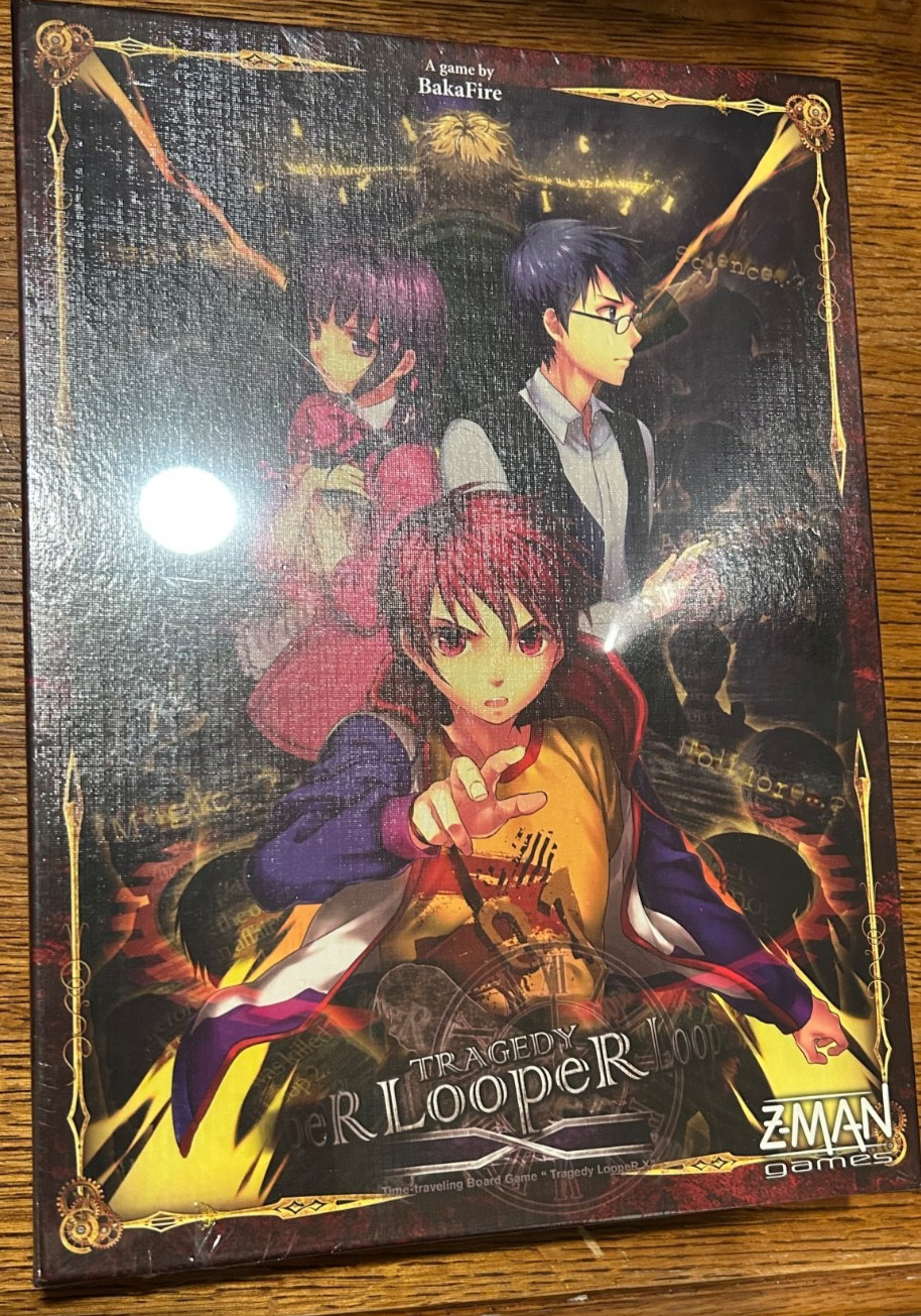 Tragedy Looper Board Game Z-Man Games Strategy Anime Mystery New Sealed