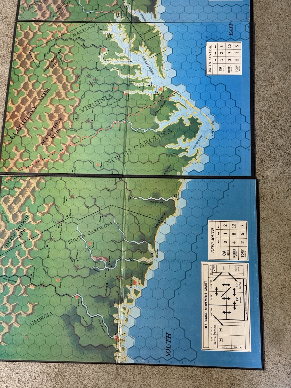 Avalon Hill 1776 Board Game American Revolutionary War Vintage 1974 Strategy