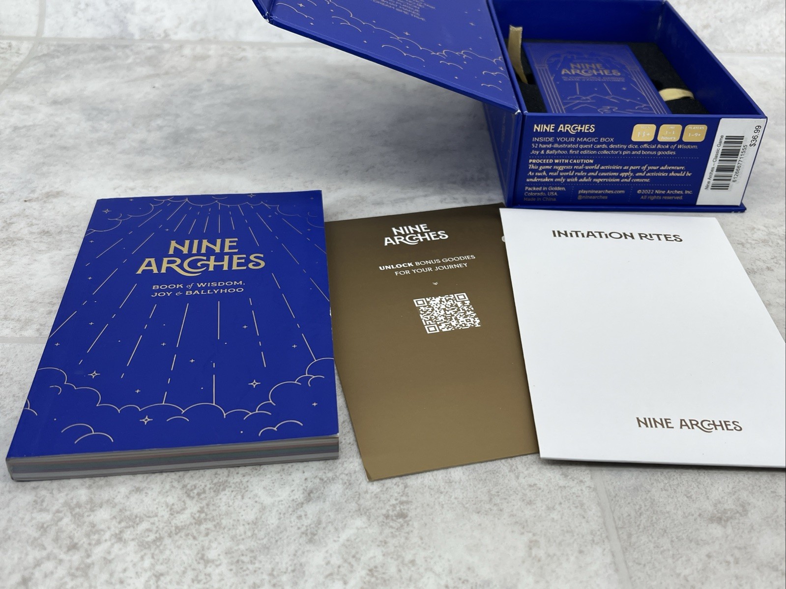 Nine Arches First Edition A Real World Adventure Game Adults & Teens Open/New