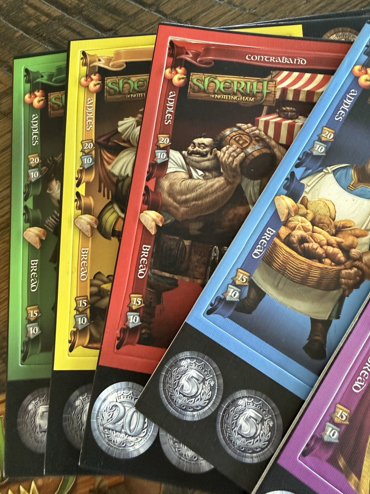 Arcane Wonders Sheriff of Nottingham Board Game 2014, New Complete Open Box