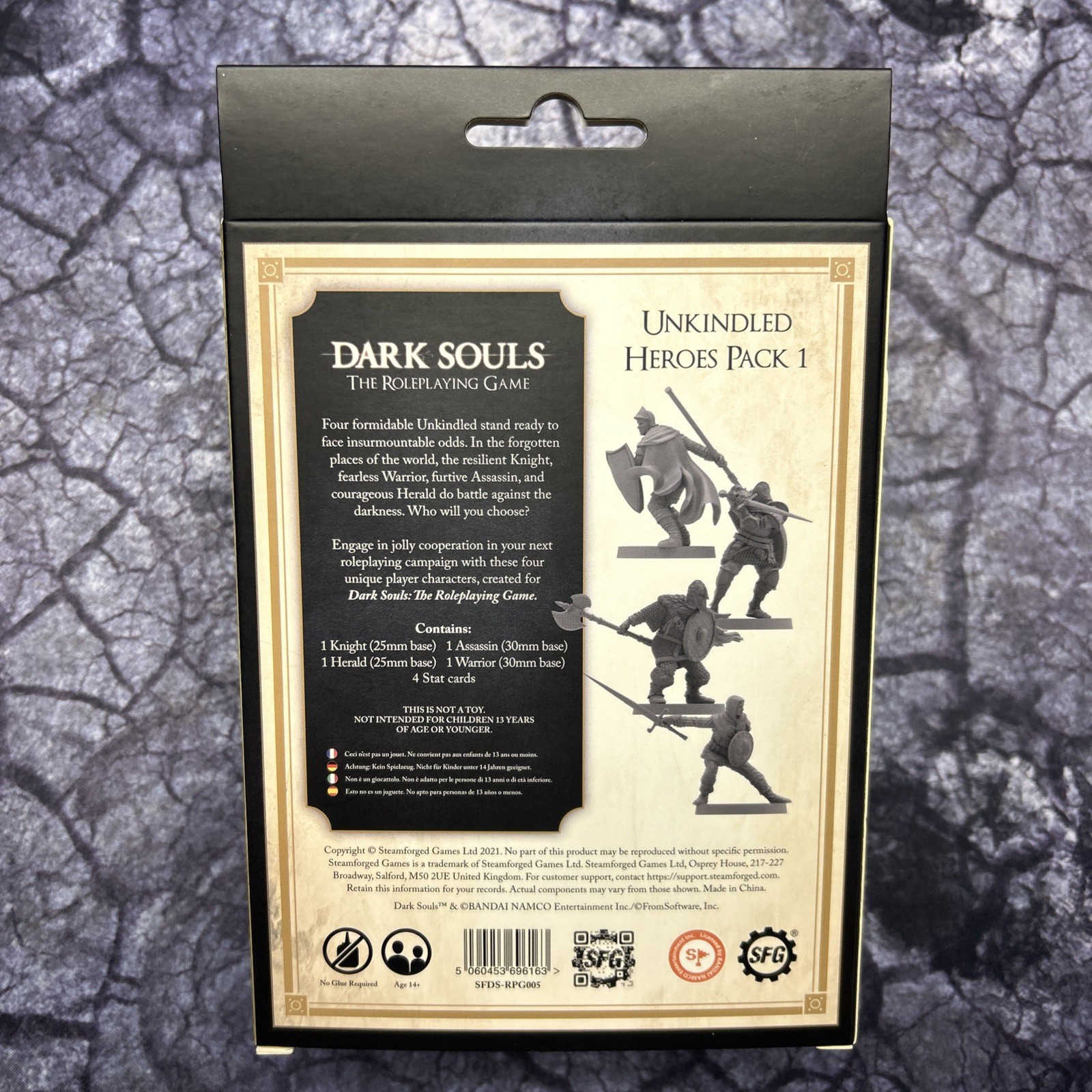 Dark Souls The Roleplaying Game – Unkindled Heroes Pack 1 – Steamforged Games