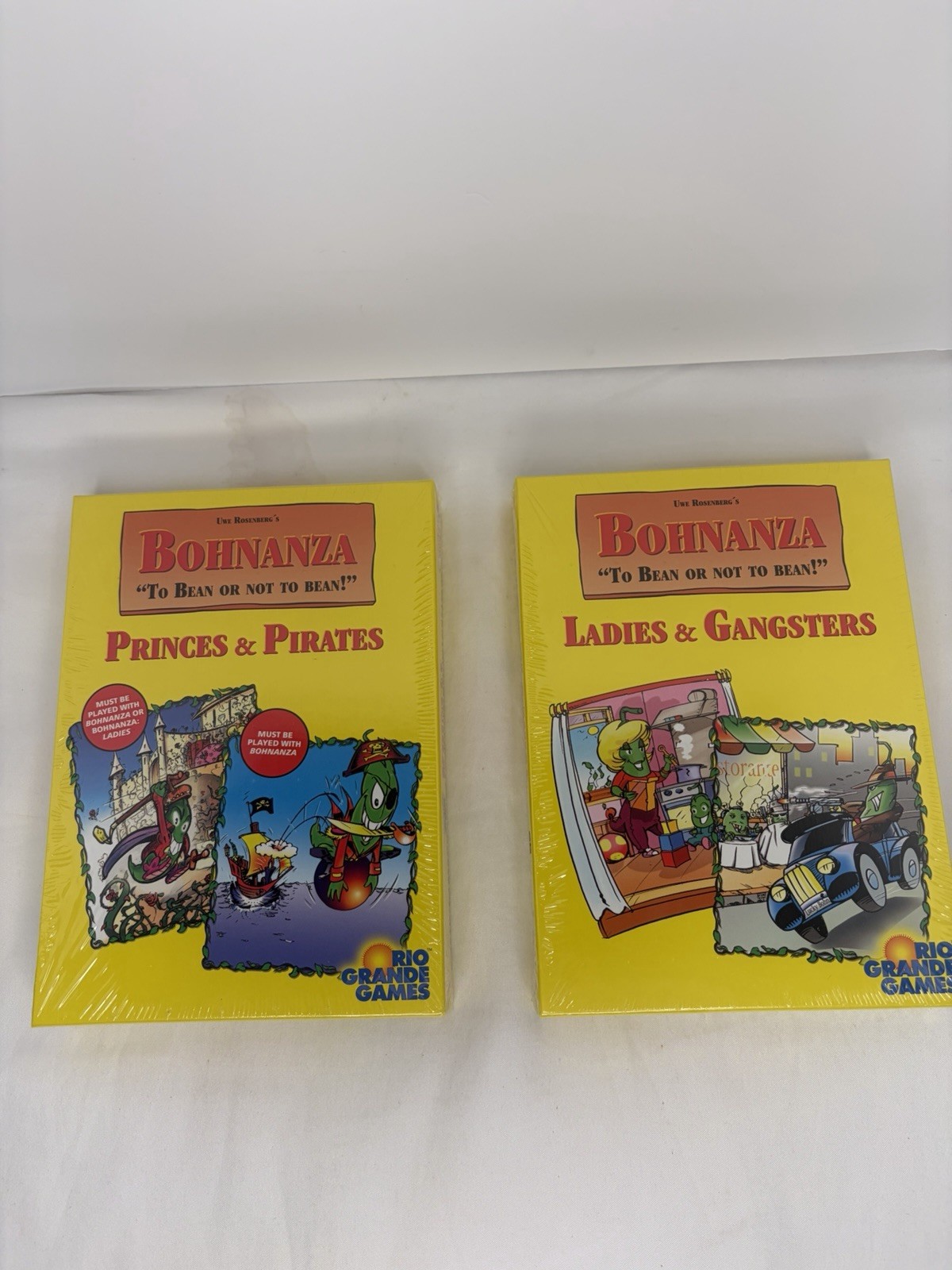 Bohnanza Set Of Two , Princes & Pirates, Ladies & Gangsters New SEALED