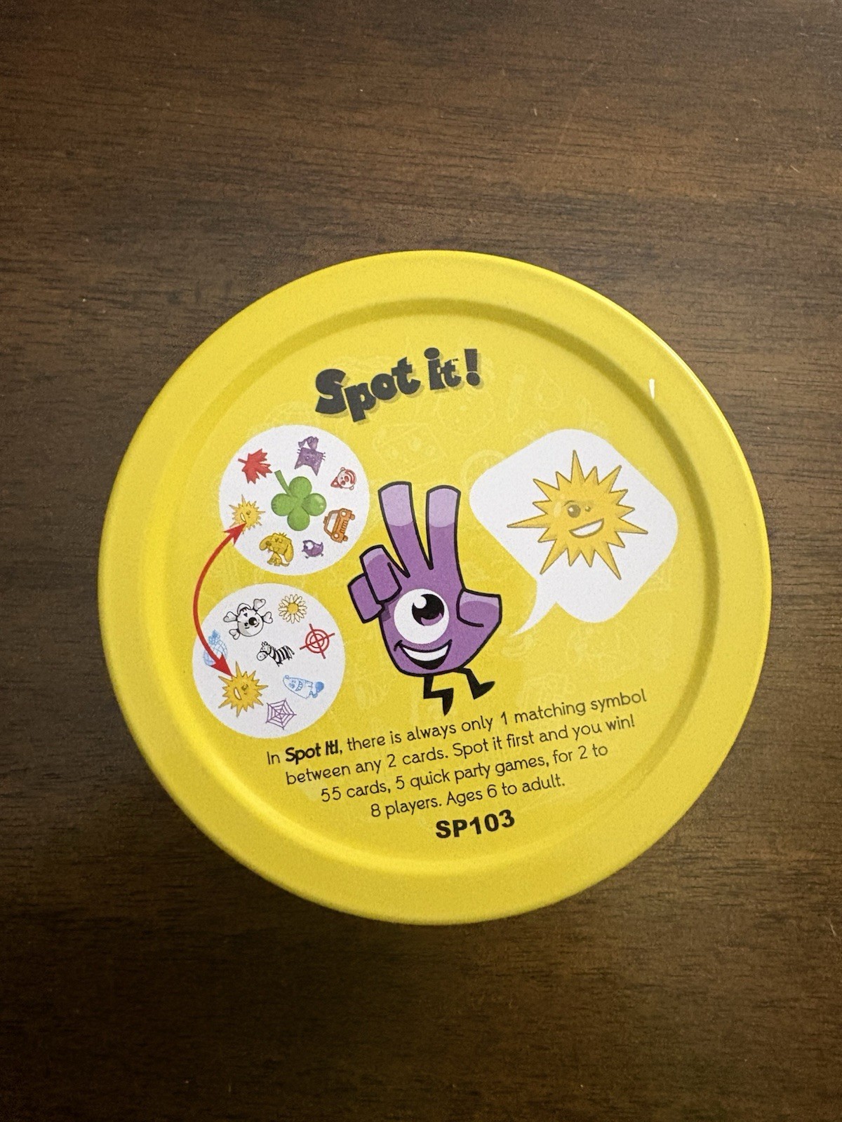 Spot It! MATCHING Card Game Doable Game Family Kids Board Game Complete RFS