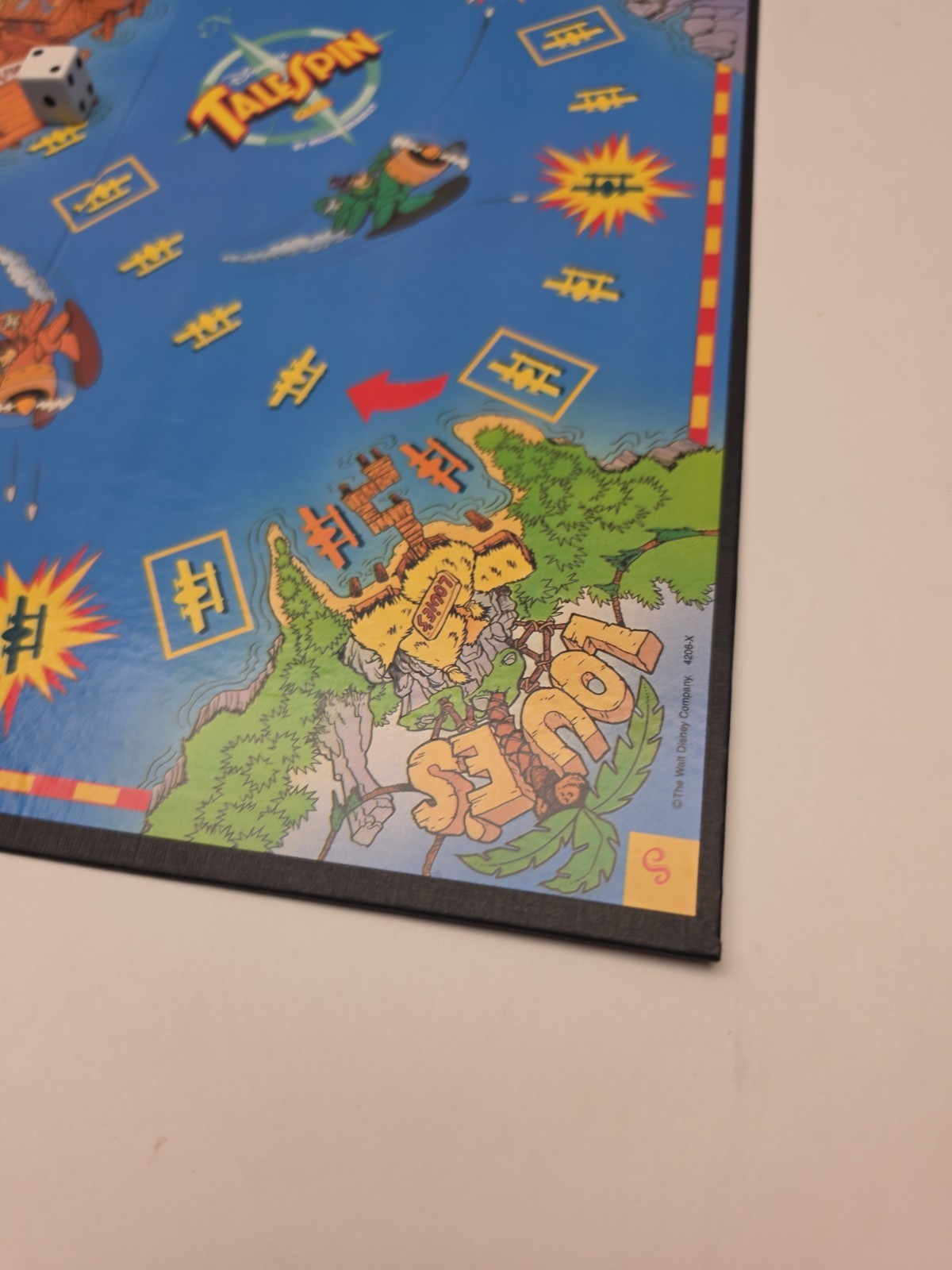 Disney Tale Spin Board Game 1991 No Box Complete Rare