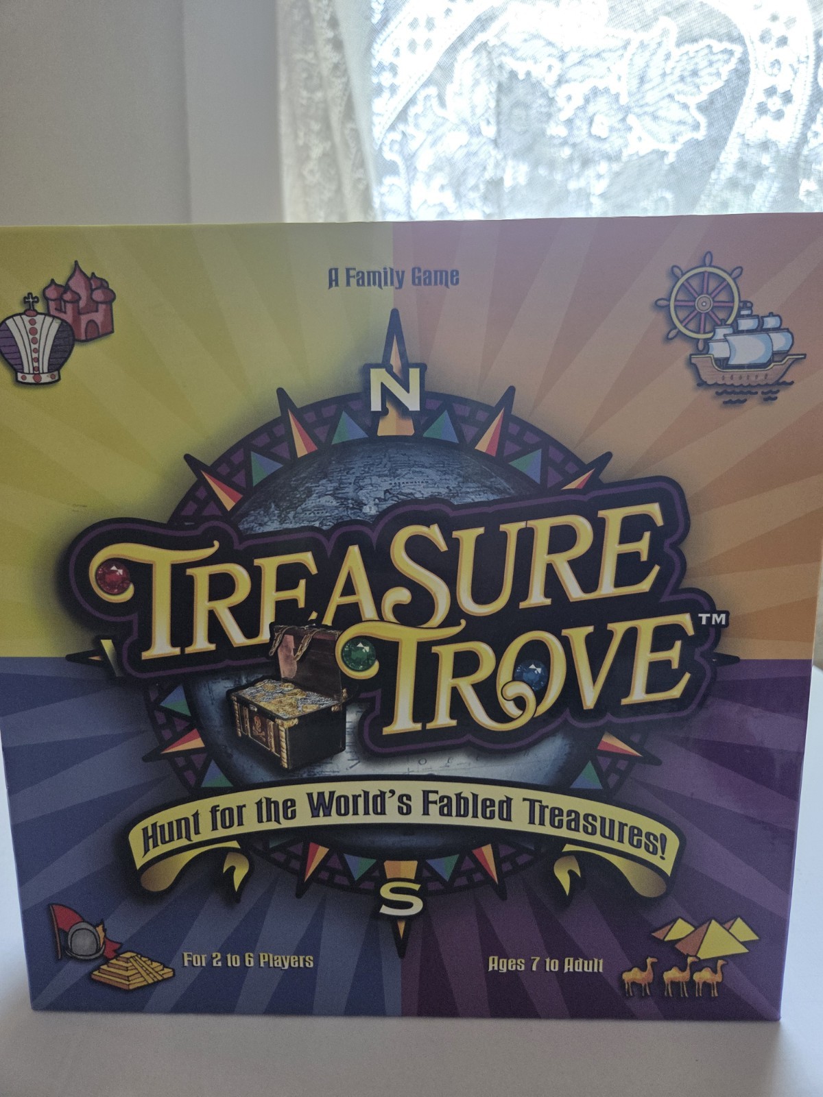 Treasure Trove-Treasure Hunt Board Game for Kids-2008 Factory Sealed in Open Box