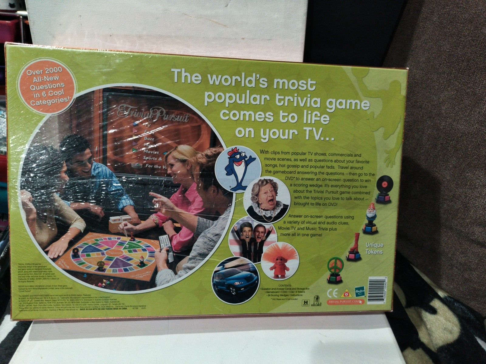 Trivial Pursuit DVD Pop Culture 2 Trivia Board Game Parker Brothers Sealed