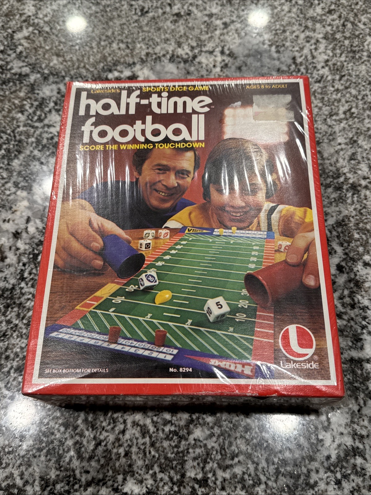 New Sealed Vintage 1979 Lakesides Half-Time Football Sports Dice Game Original