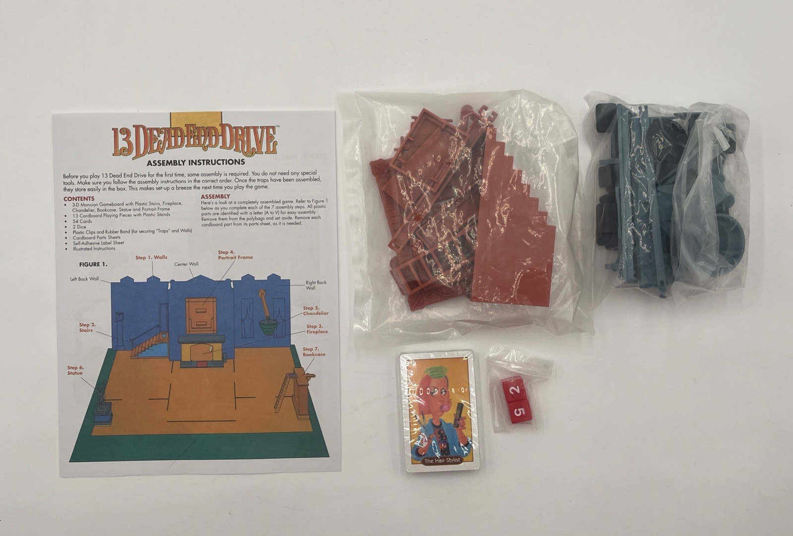 13 Dead End Drive Board Game The Game Of Mystery, Suspicion & Foul Play! Unpunch