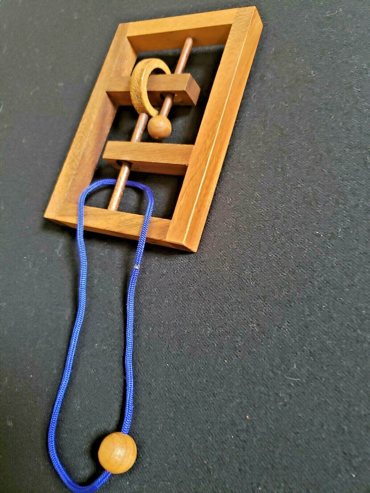 Window Pain String Puzzle, made from Exotic Monkey Pod Wood from Thailand