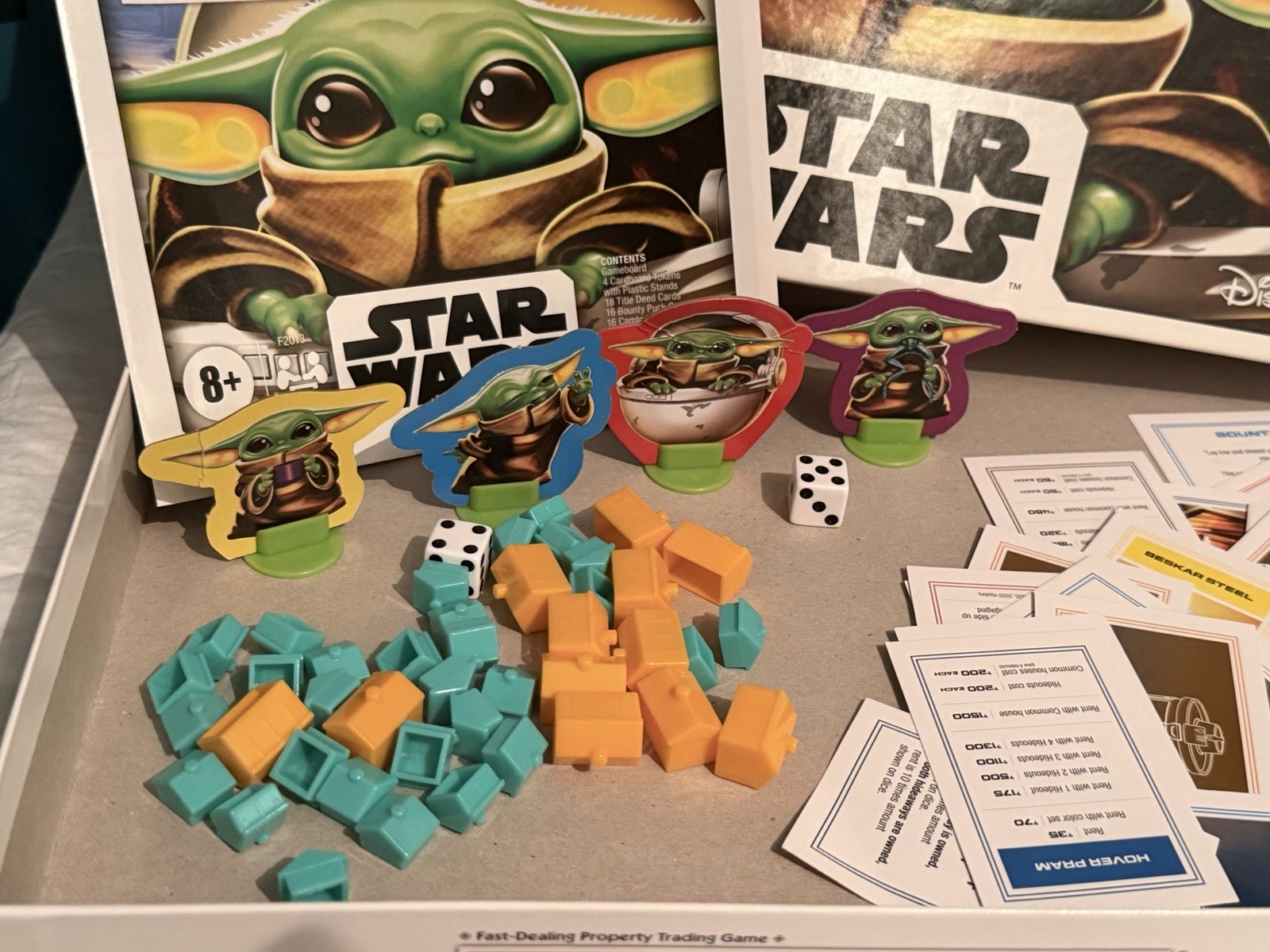 Monopoly Star Wars The Mandalorian Grogu Board Game Child Edition Complete