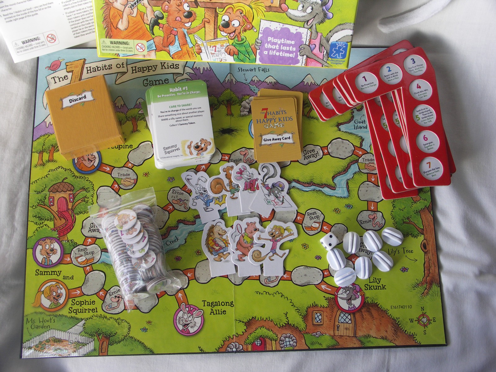 Educational Insights The 7 Habits of Happy Kids Board Game Complete