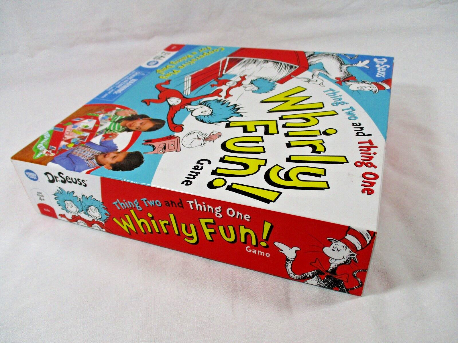 Dr. Seuss Whirly Fun Game COMPLETE Wonder Forge 2016 Cat in the Hat Some Issues