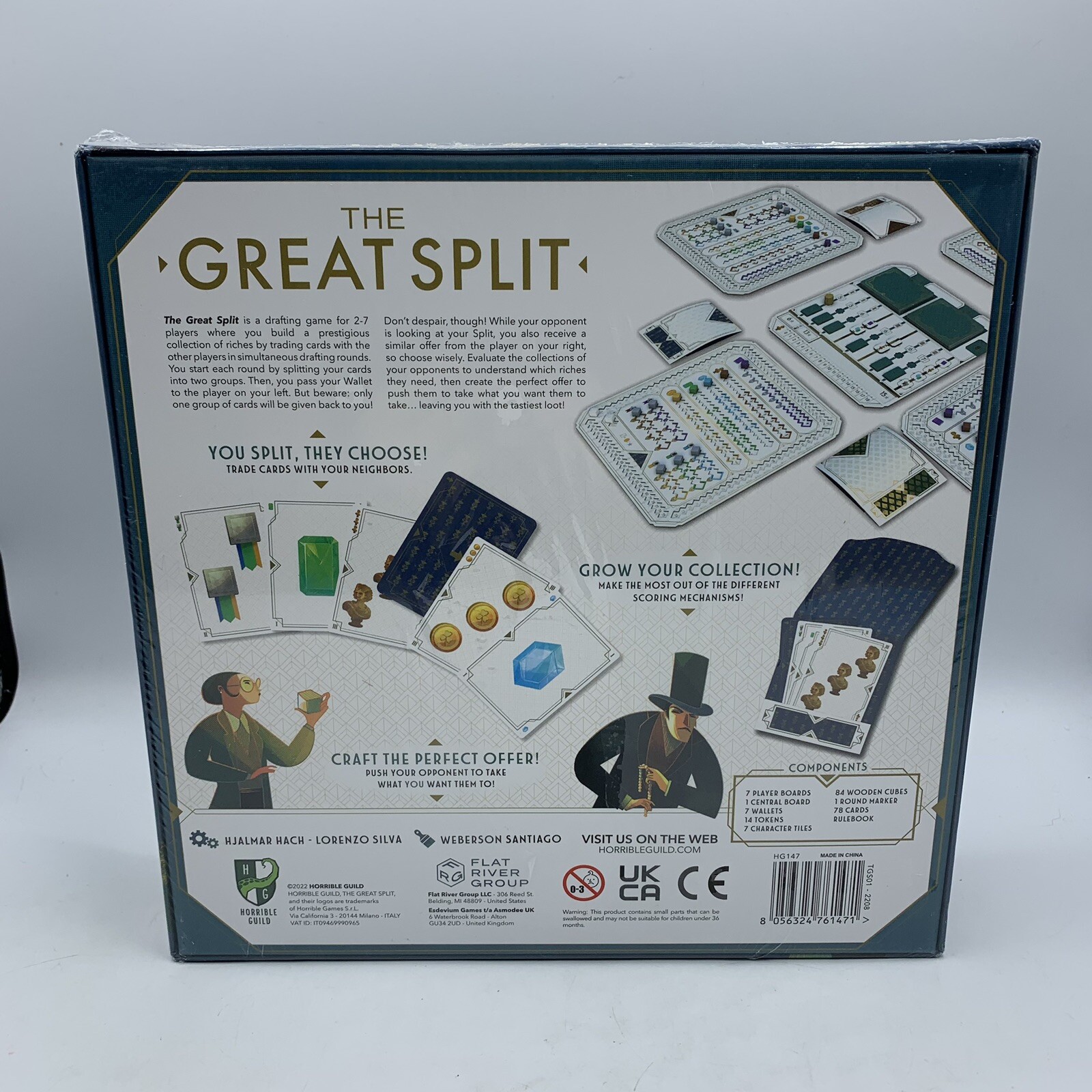 The Great Split Board Game (Horrible Guild, 2022) SEALED NEW HG147