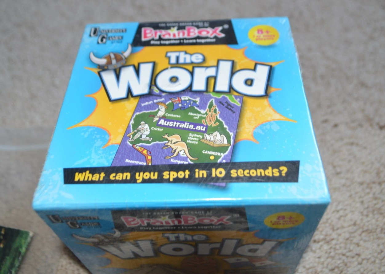 THE WORLD The Brain Box Memory Game 2018 Edition New Never Used Sealed